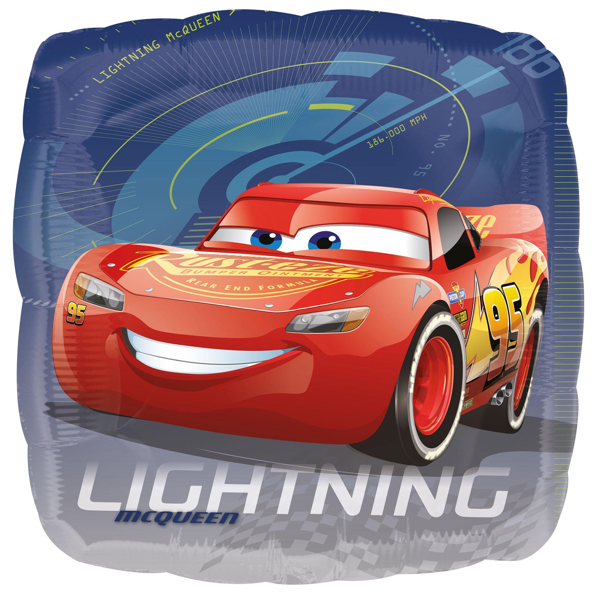 Lightning McQueen Foil Balloon. 18in - Cars 3