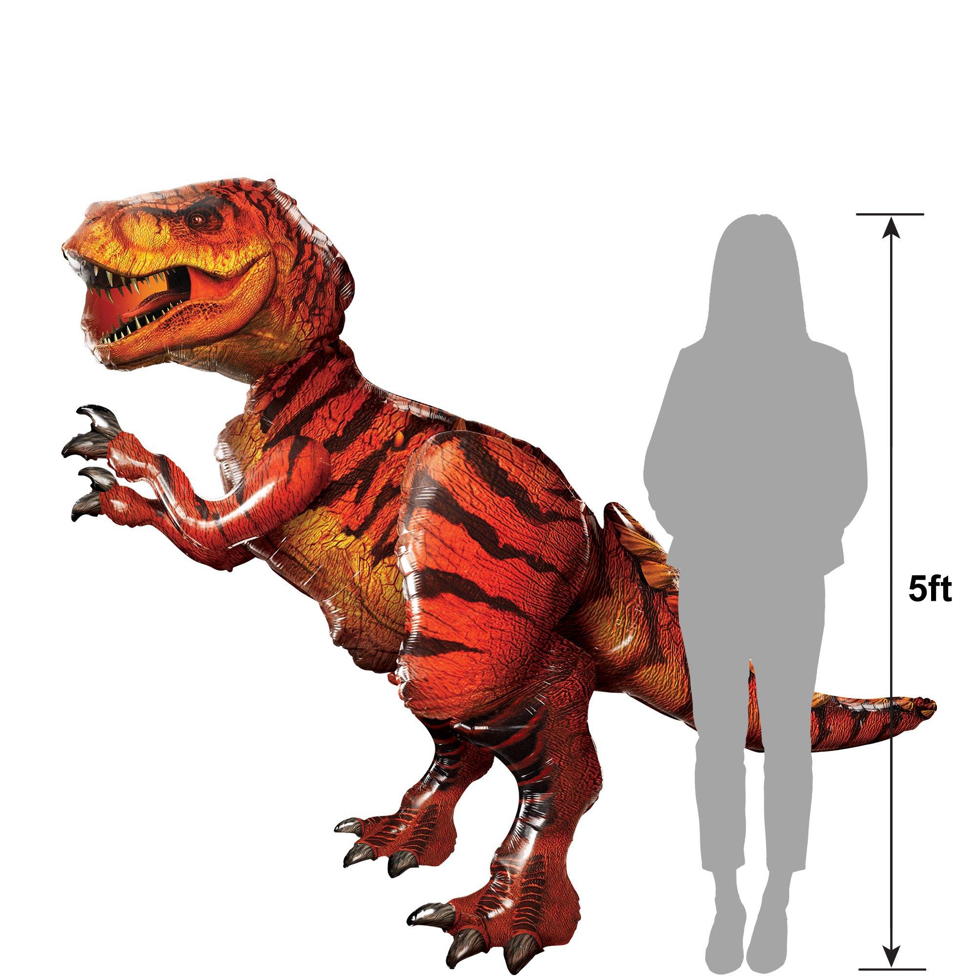 Giant Gliding T-Rex Balloon - Jurassic World. 68in - Image 4
