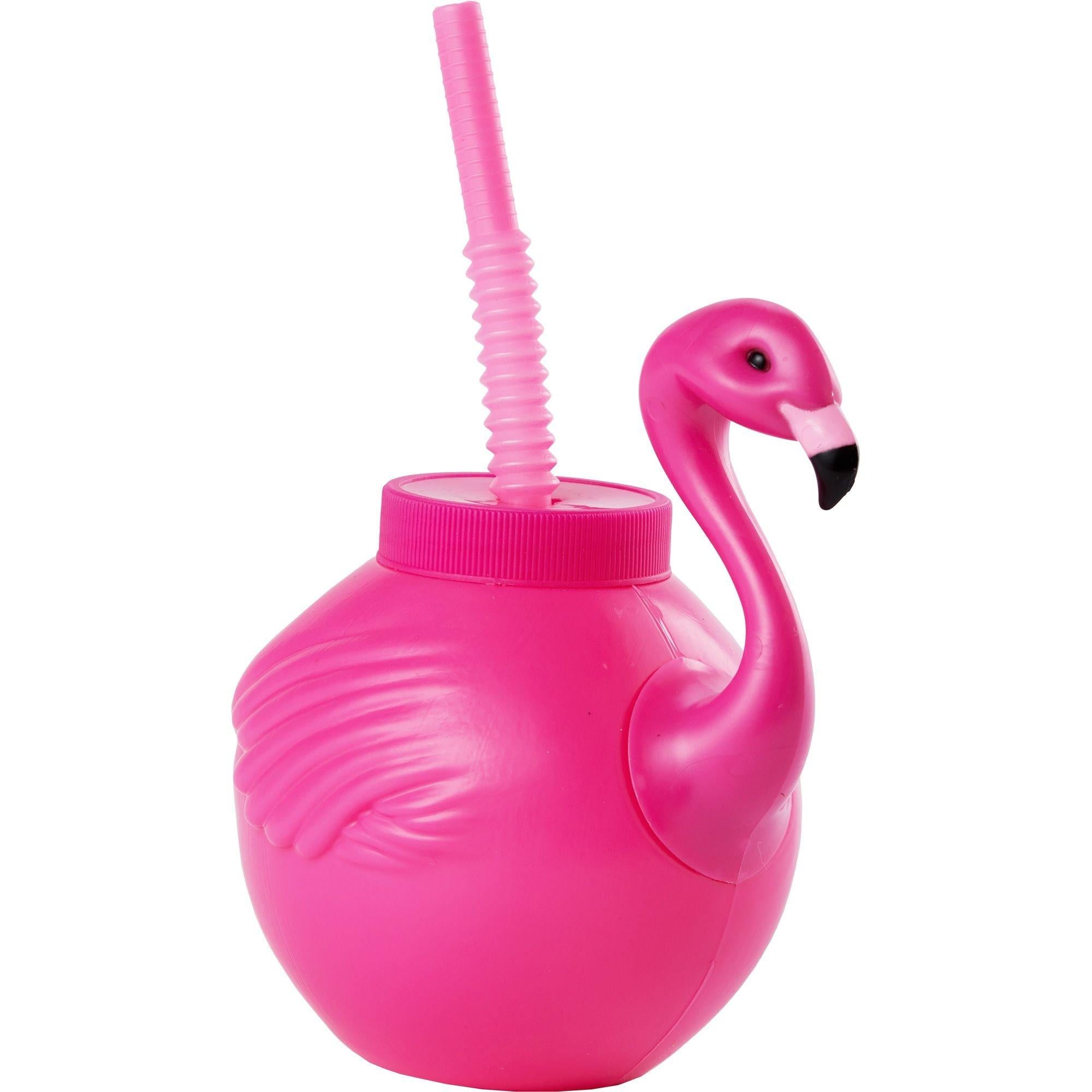 Flamingo Cup with Straw - Image 2