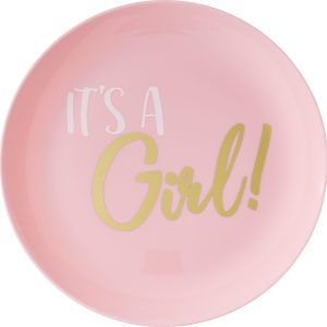It's a Girl Premium Plastic Lunch Plates 20ct