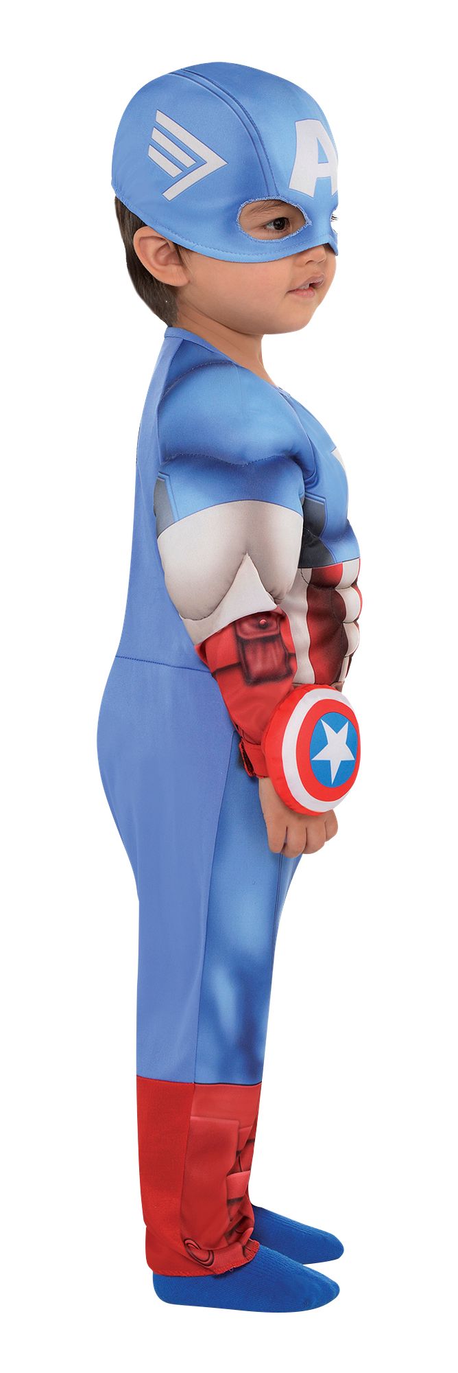 Marvel Captain America Deluxe Muscle Costume for Infants - Image 3