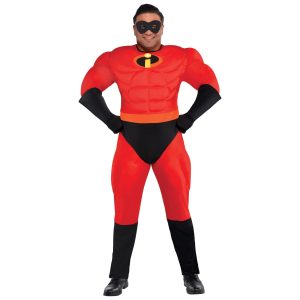 Disney Pixar The Incredibles Mr. Incredible Plus Size Costume for Men