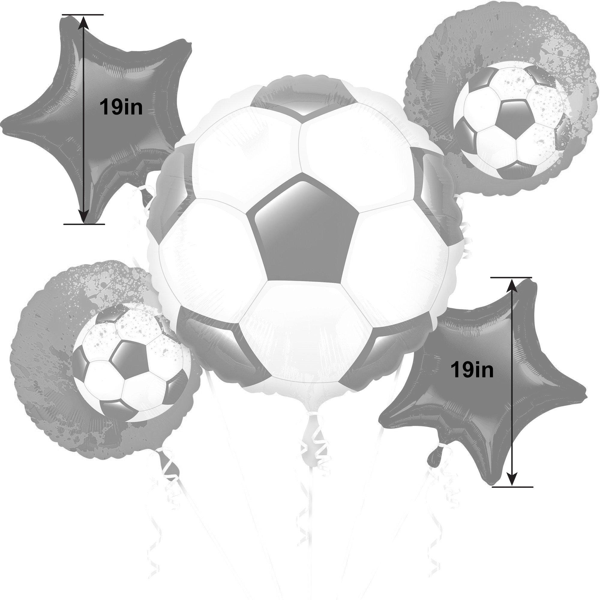 Goal Getter Foil Balloon Bouquet. 5pc - Image 2