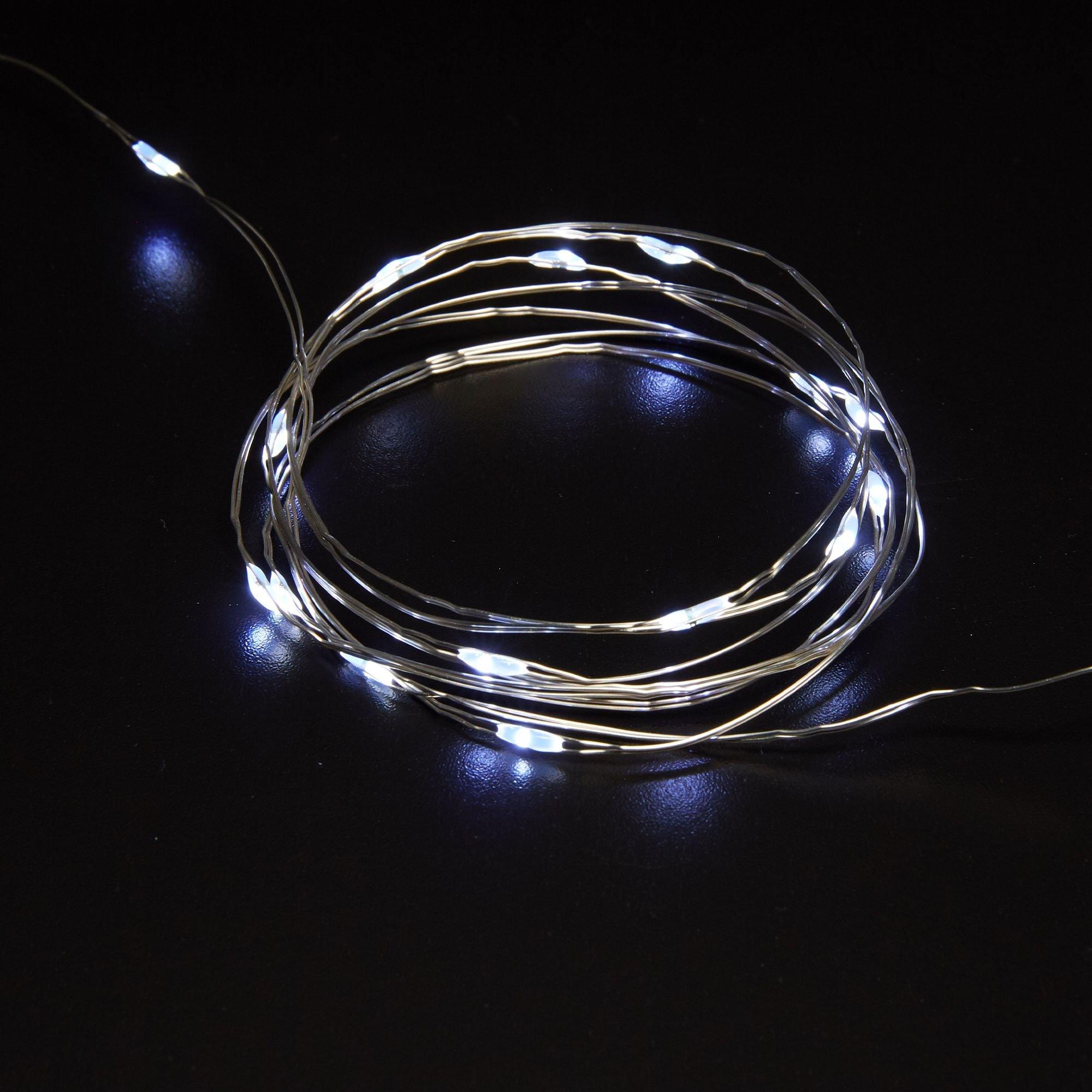 White Fairy LED String Lights - Image 2