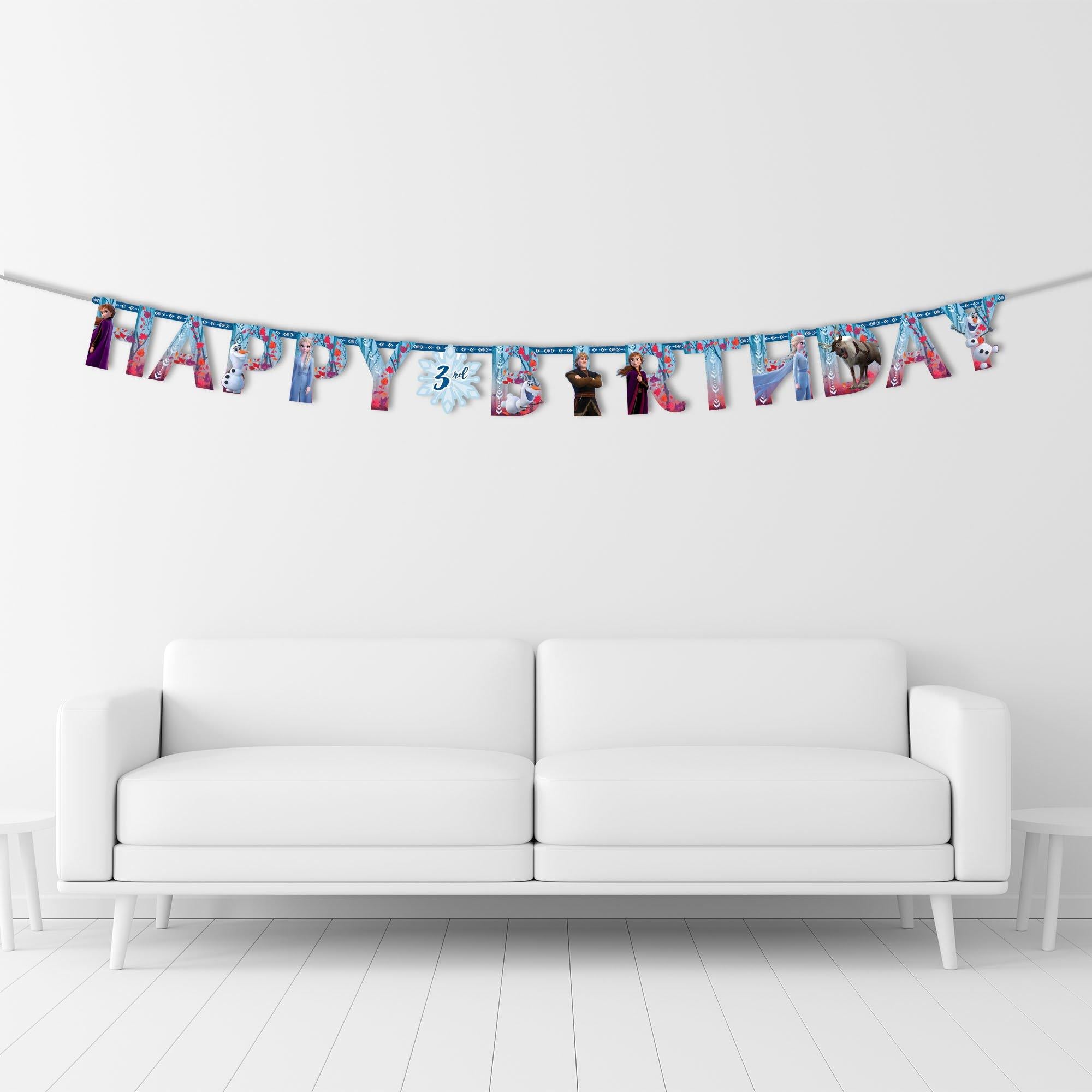 Frozen 2 Birthday Banner Kit. 10.5ft - Image 3