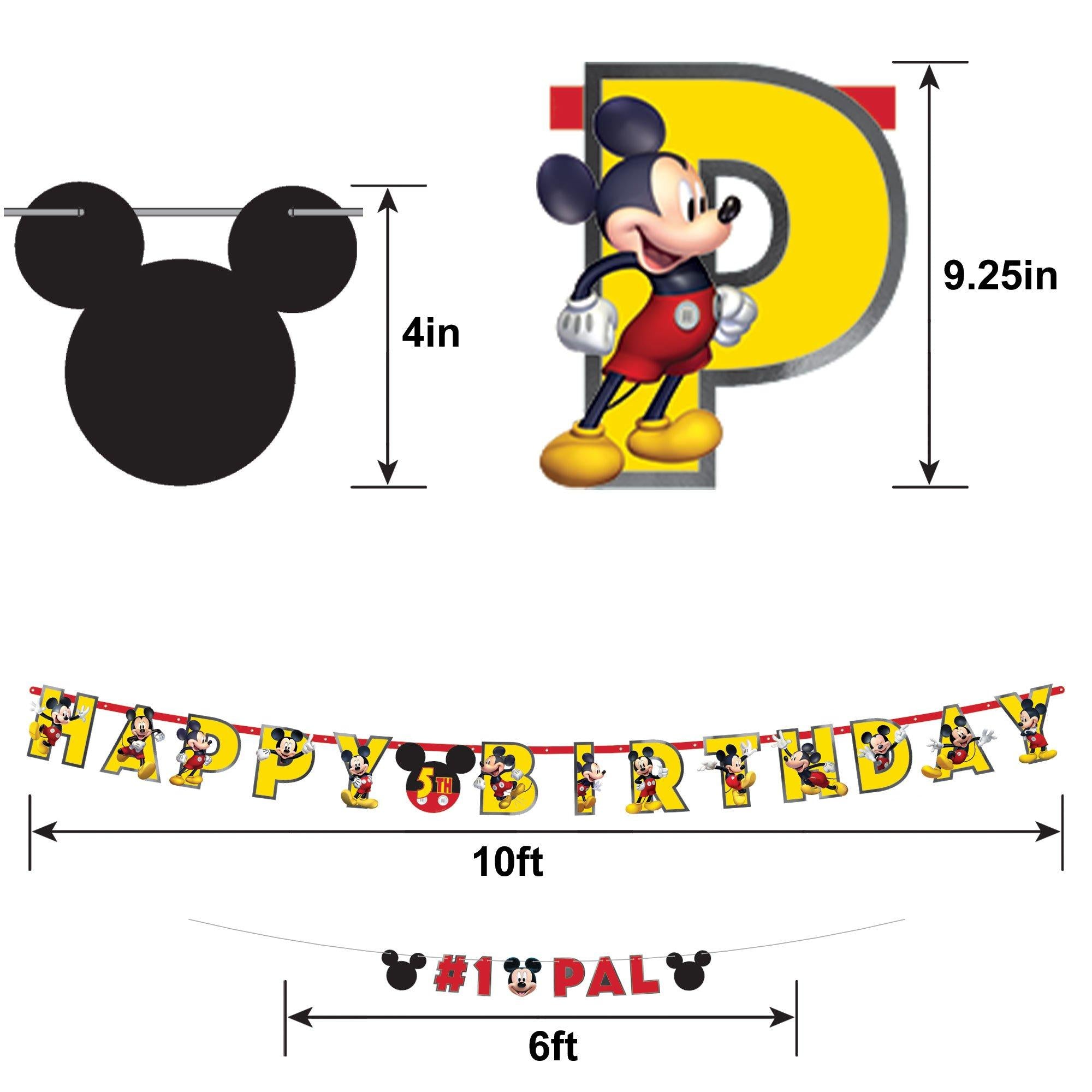 Mickey Mouse Party Kit for 8 Guests - Image 19
