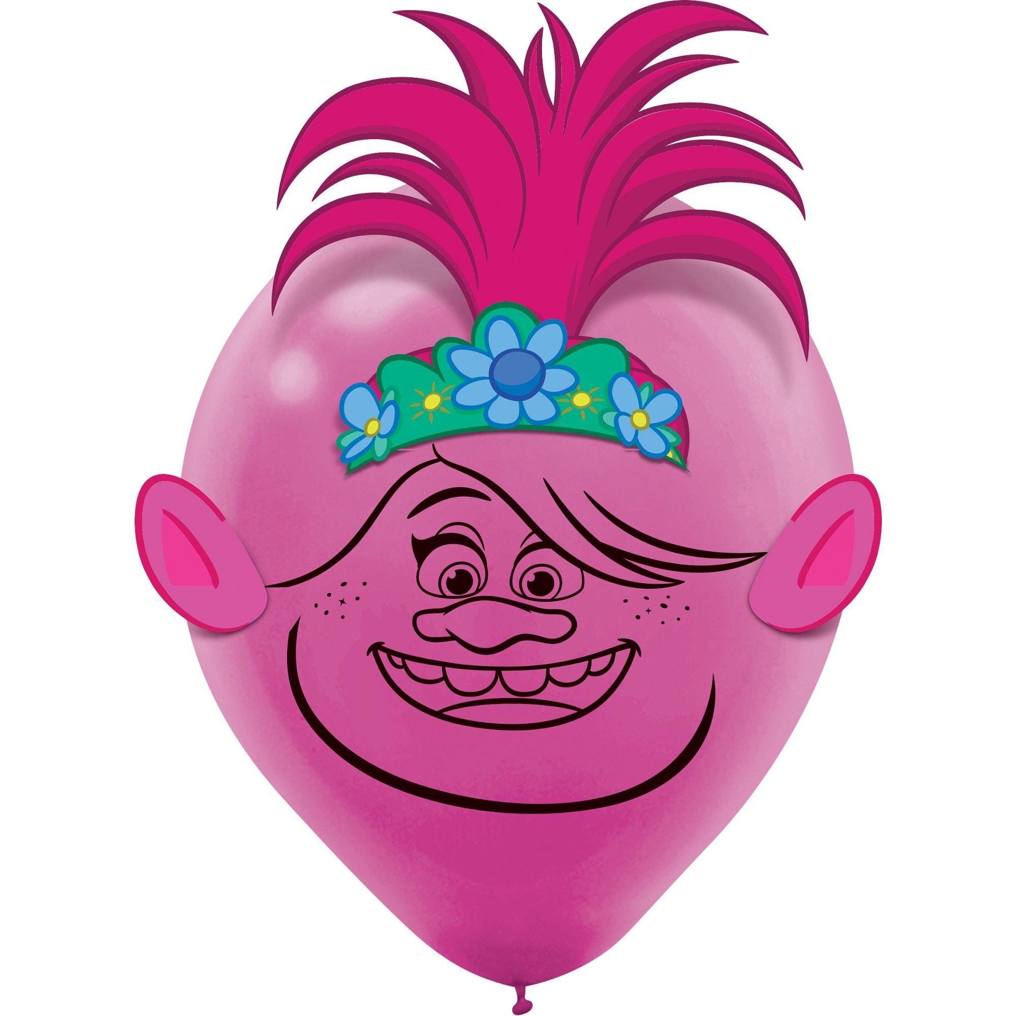 6ct. 12in. Trolls World Tour Latex Balloons - Image 2