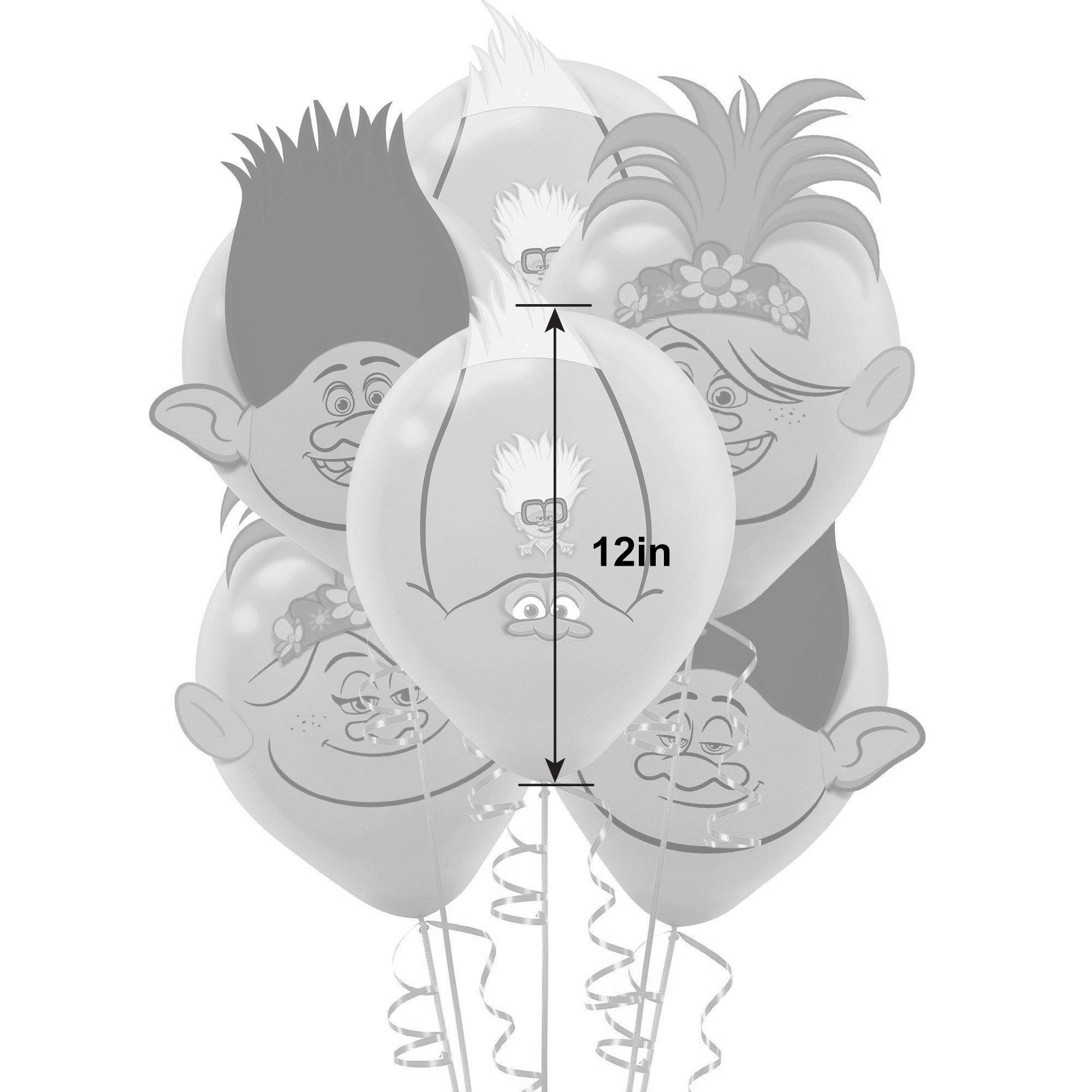 6ct. 12in. Trolls World Tour Latex Balloons - Image 3