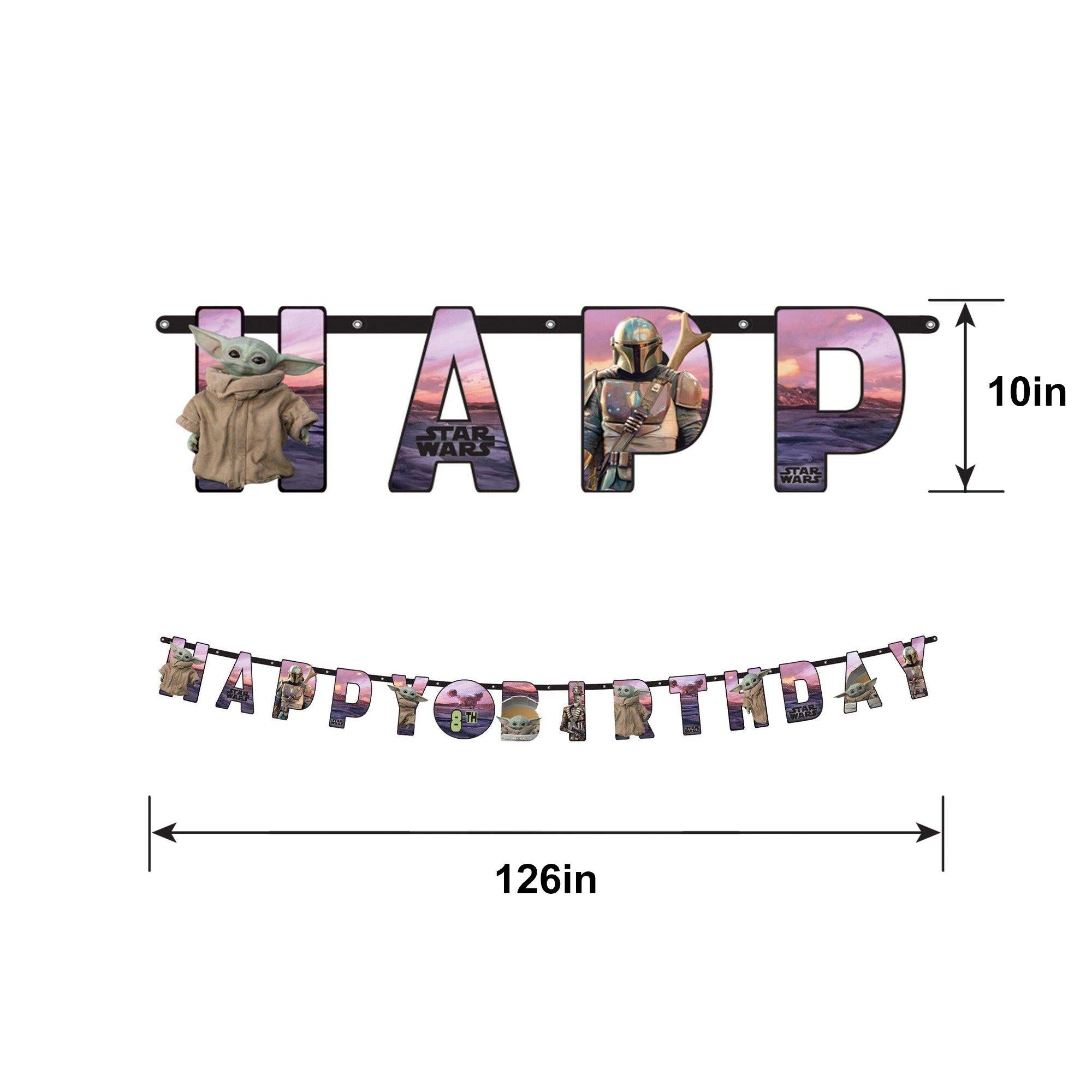 The Child Birthday Banner Kit - The Mandalorian - Image 3