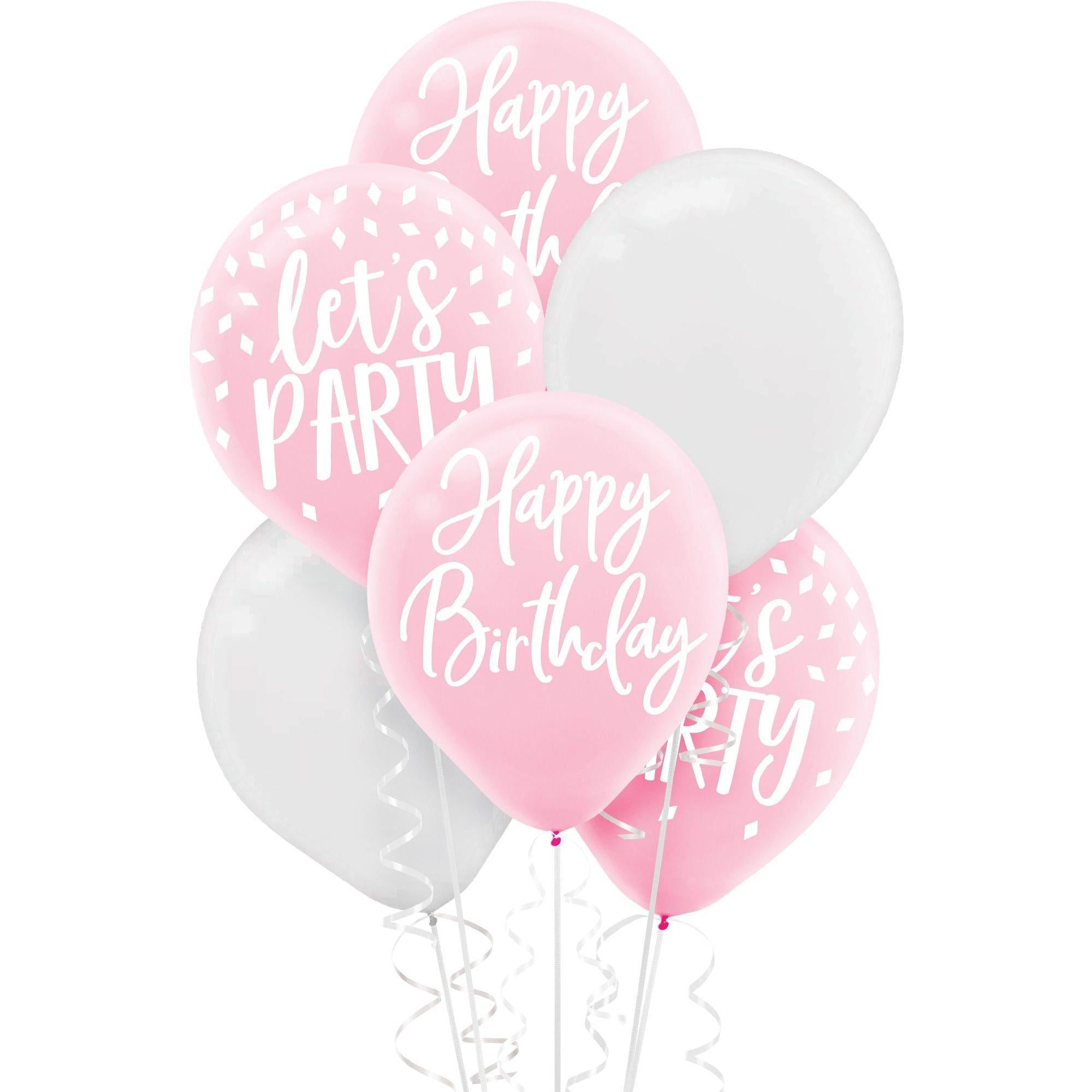 Blush Birthday Party Supplies Kit - Image 6