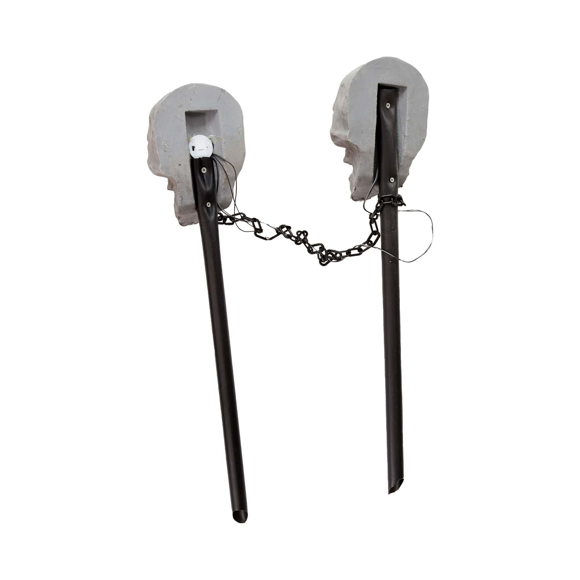 2 Piece Skull Outdoor Pathway Lights - Image 2