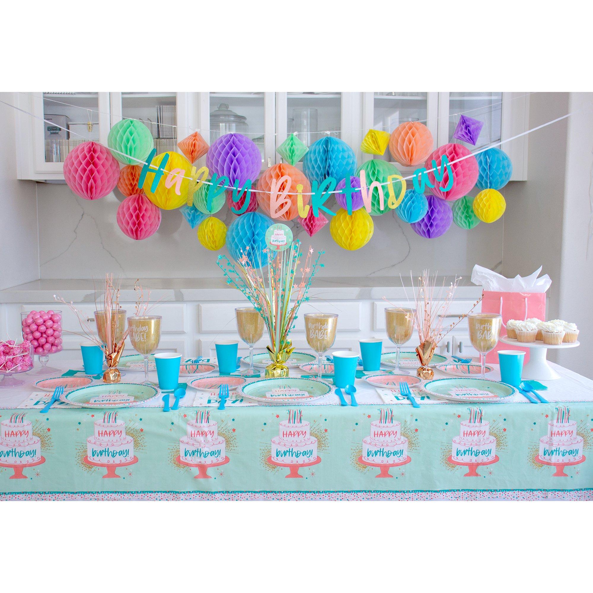 Happy Cake Day Birthday Table Cover - Image 2