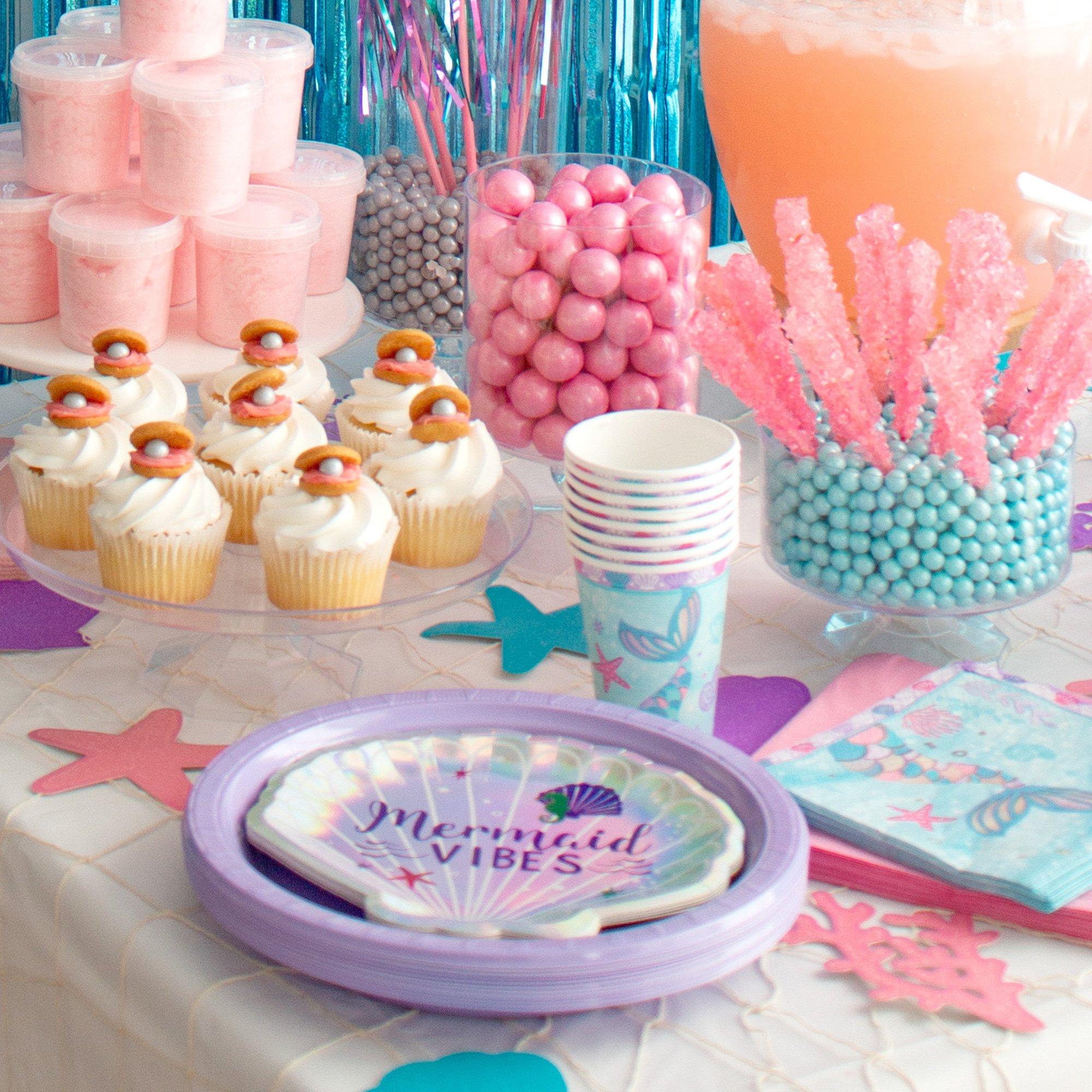 Shimmering Mermaids Paper Cups. 9oz. 8ct - Image 3