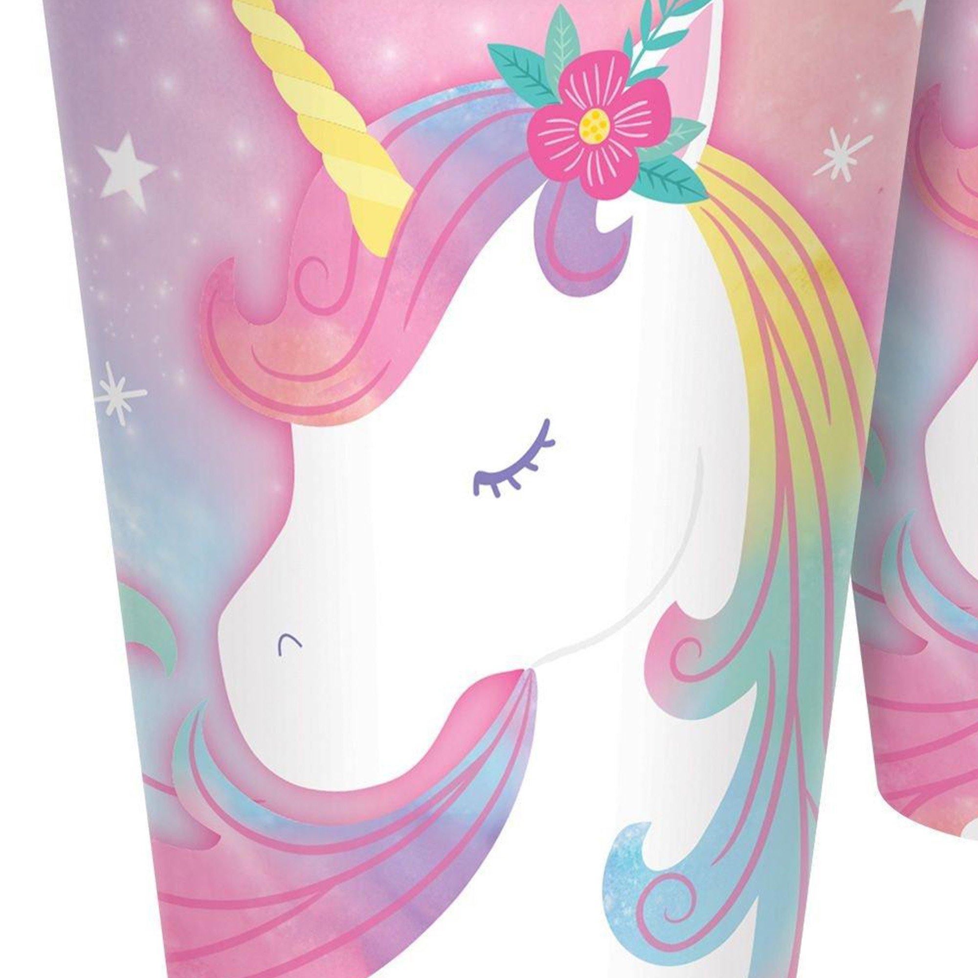 Enchanted Unicorn Paper Cups. 9oz. 8ct - Image 2