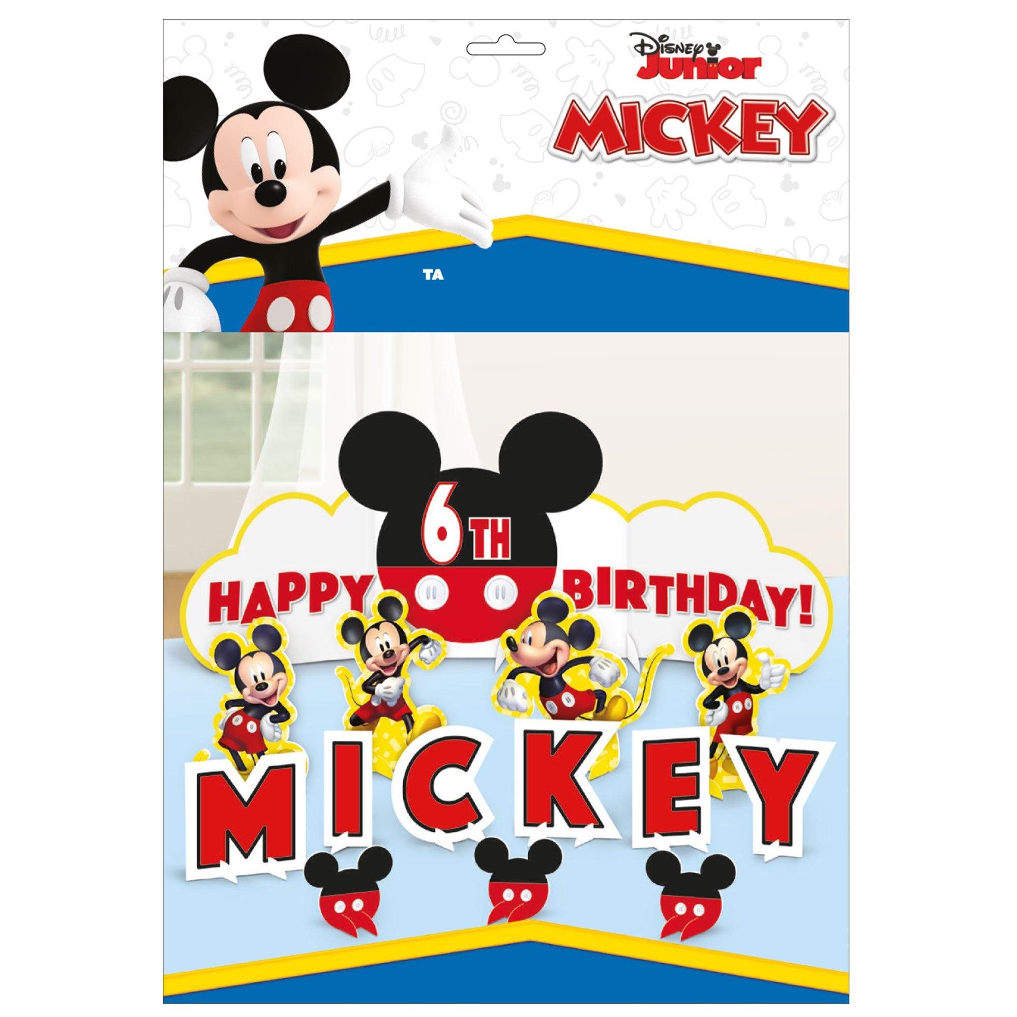 Mickey Mouse Forever Birthday Table Decorating Kit. 14pc - Image 2