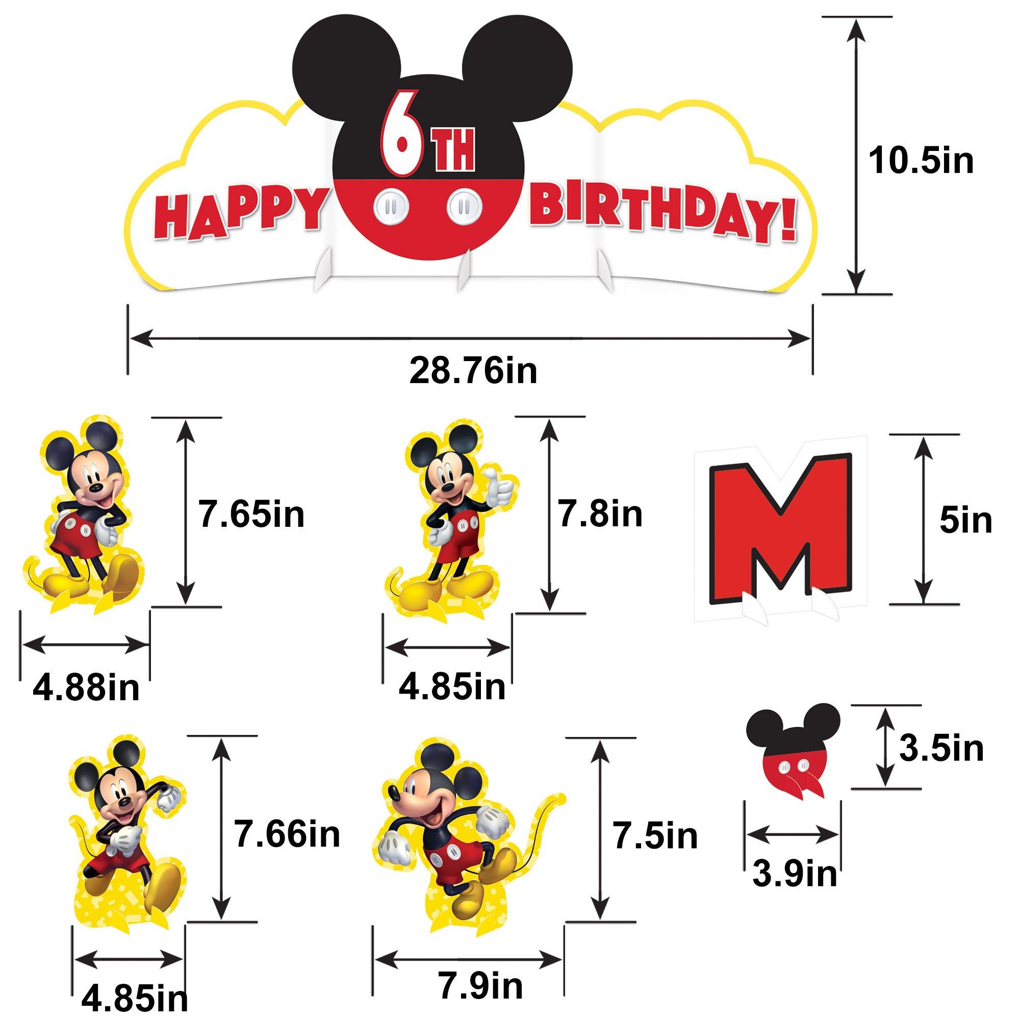 Mickey Mouse Forever Birthday Table Decorating Kit. 14pc - Image 3