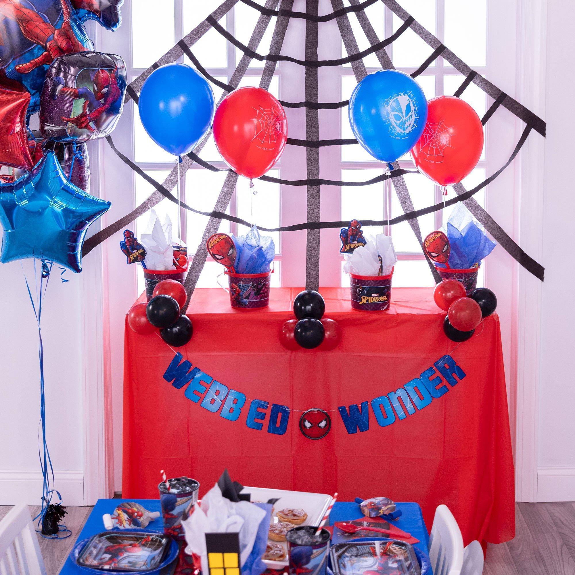 Spider-Man Webbed Wonder Add an Age Birthday Banner Set. 10ft - Image 6
