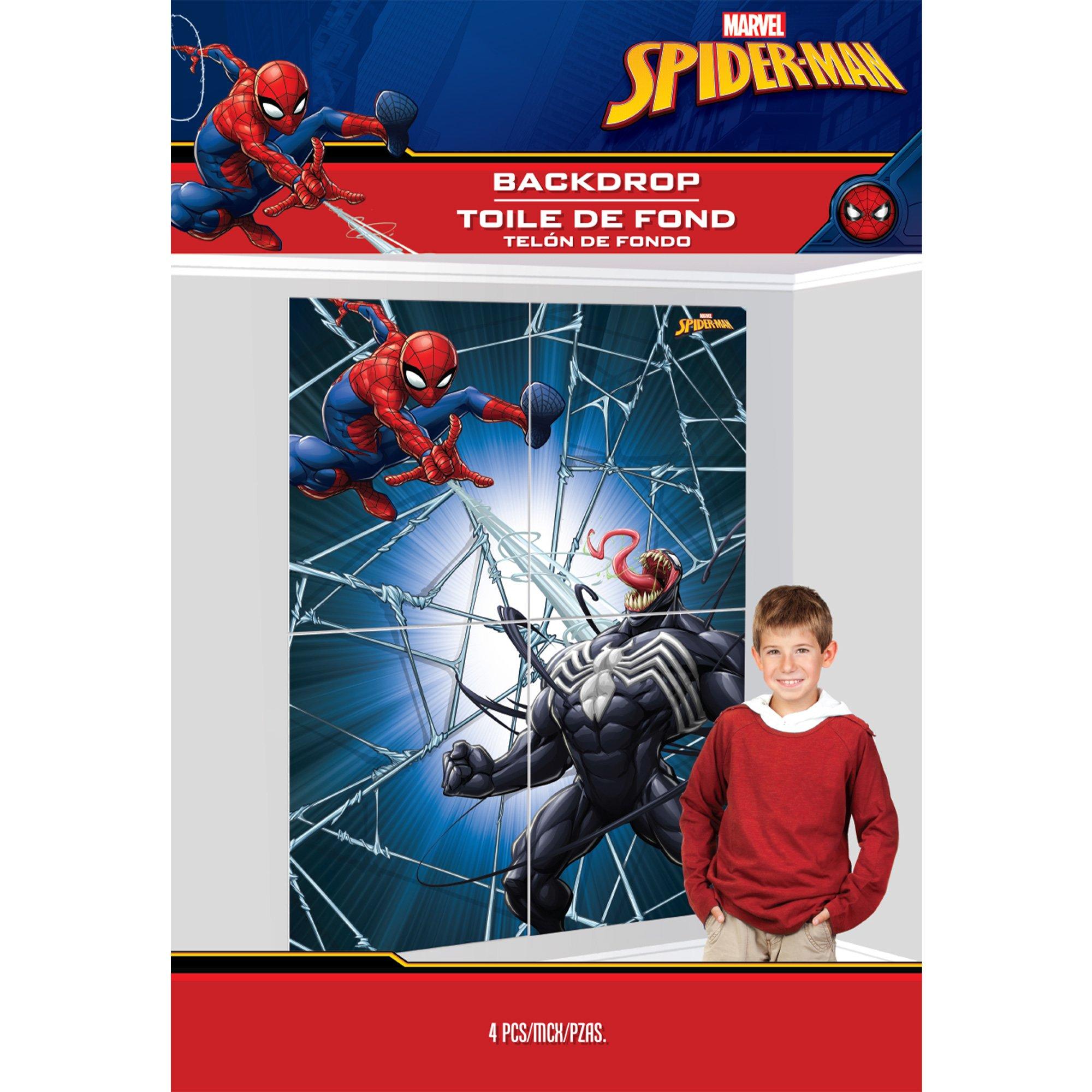 Spider-Man Webbed Wonder Scene Setter. 55.6in x 80.2in. 4pc - Image 3