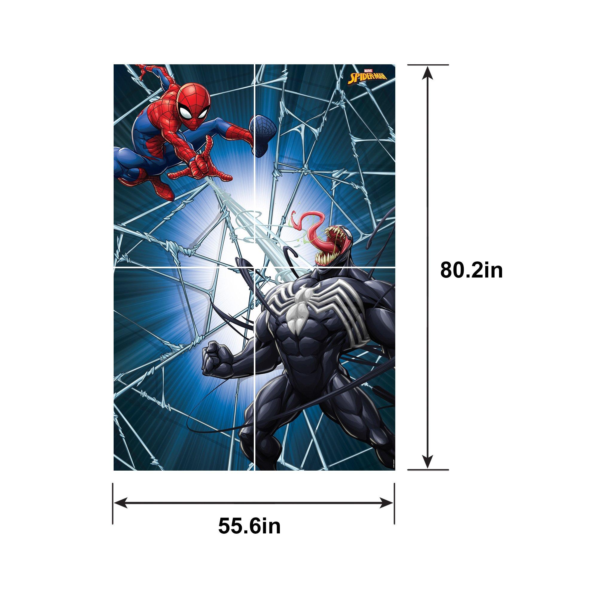 Spider-Man Webbed Wonder Scene Setter. 55.6in x 80.2in. 4pc - Image 4