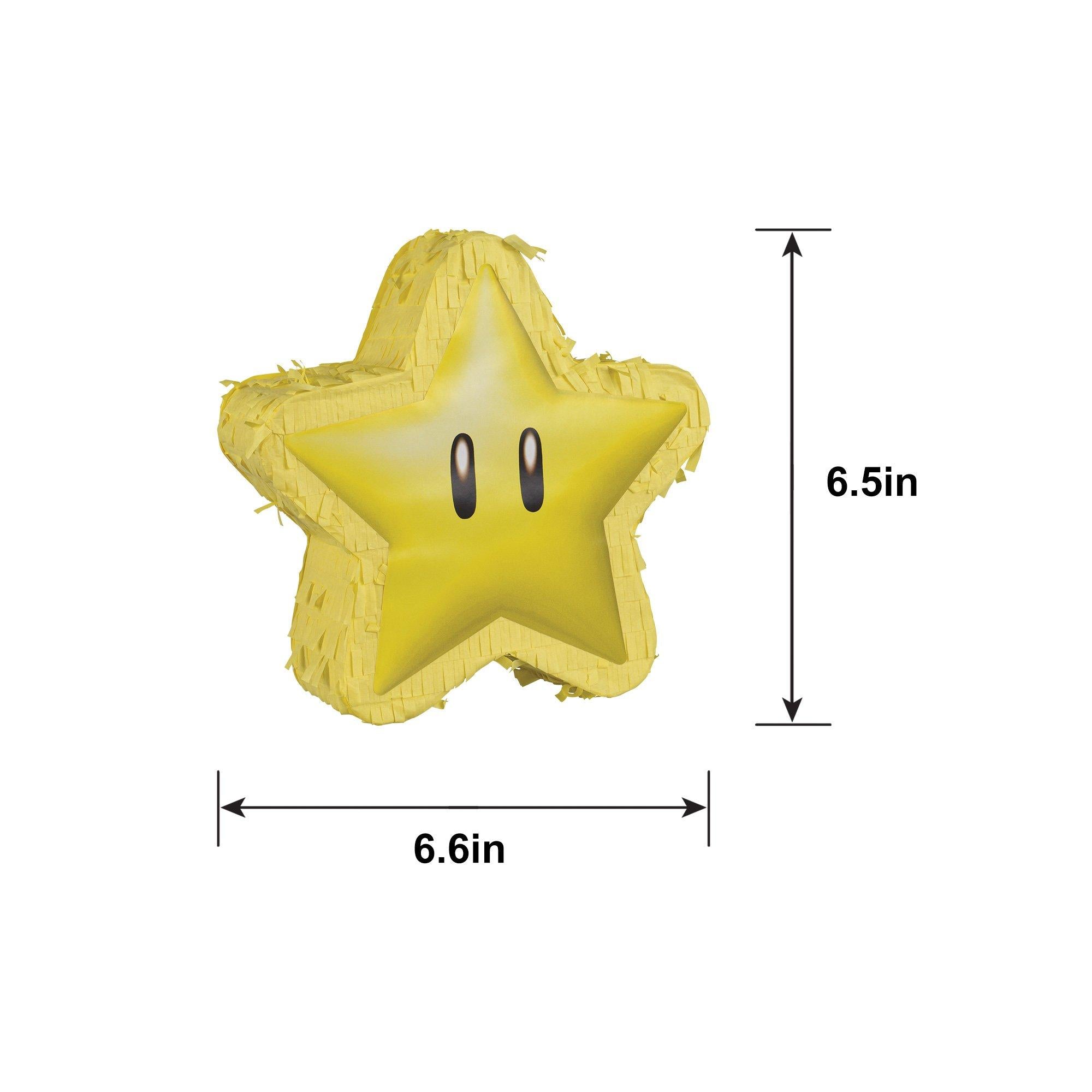 Super Star Mini Pinata Decoration. 6.5in - Super Mario - Image 2