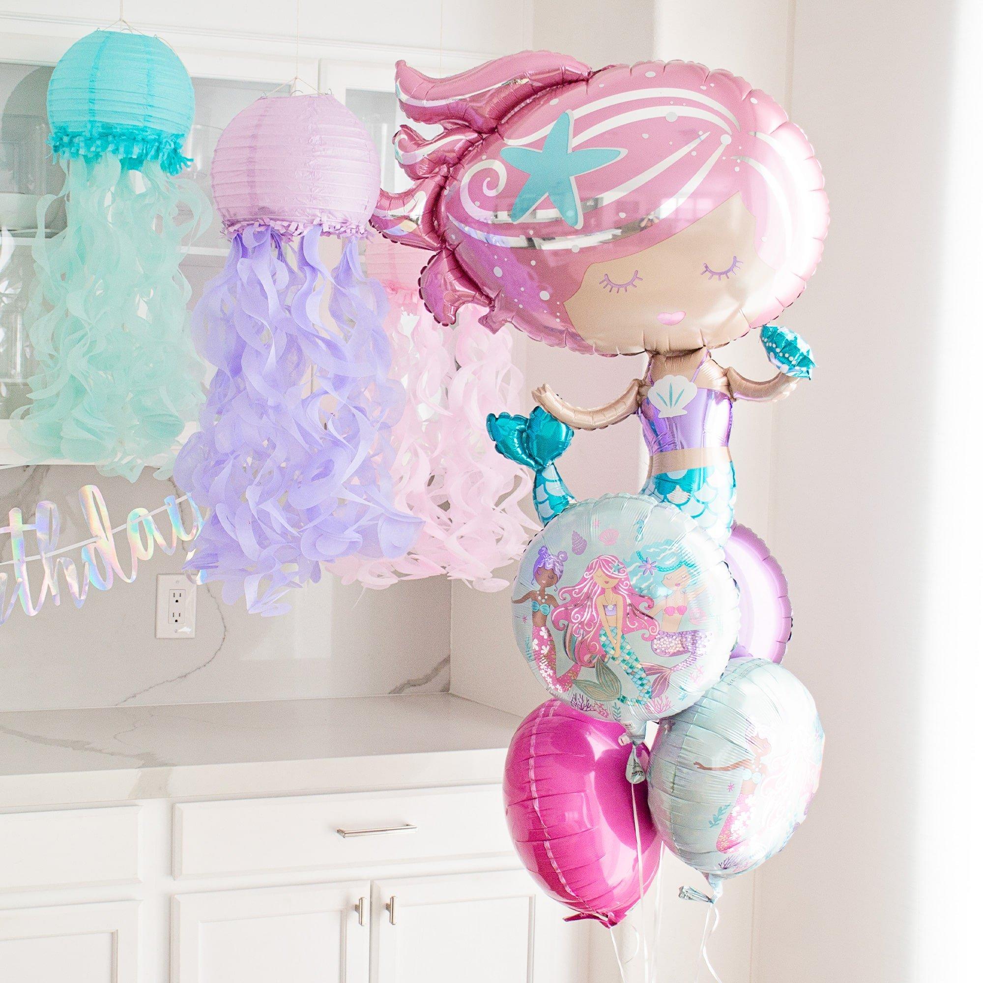 Shimmering Mermaid Foil Balloon. 30in - Image 2