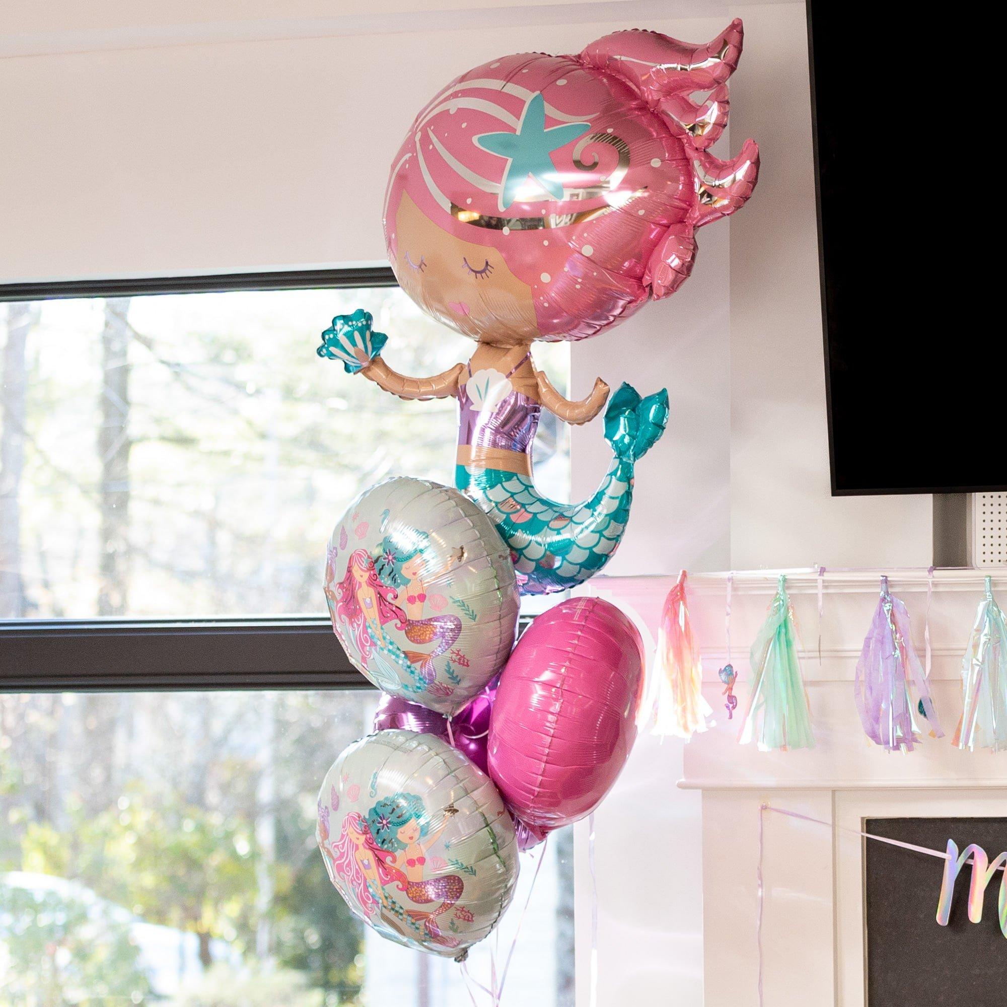Shimmering Mermaid Foil Balloon. 30in - Image 3