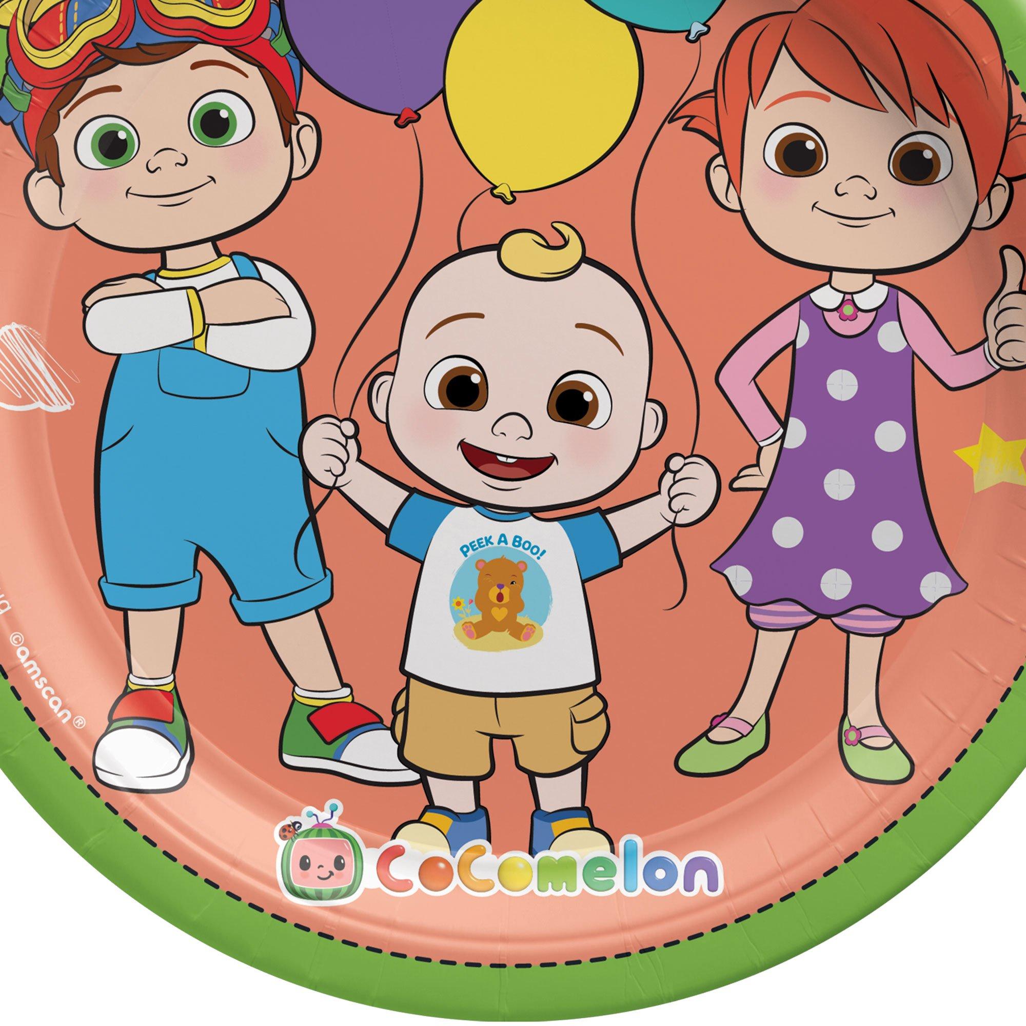 CoComelon Paper Dessert Plates. 7in. 8ct - Image 5