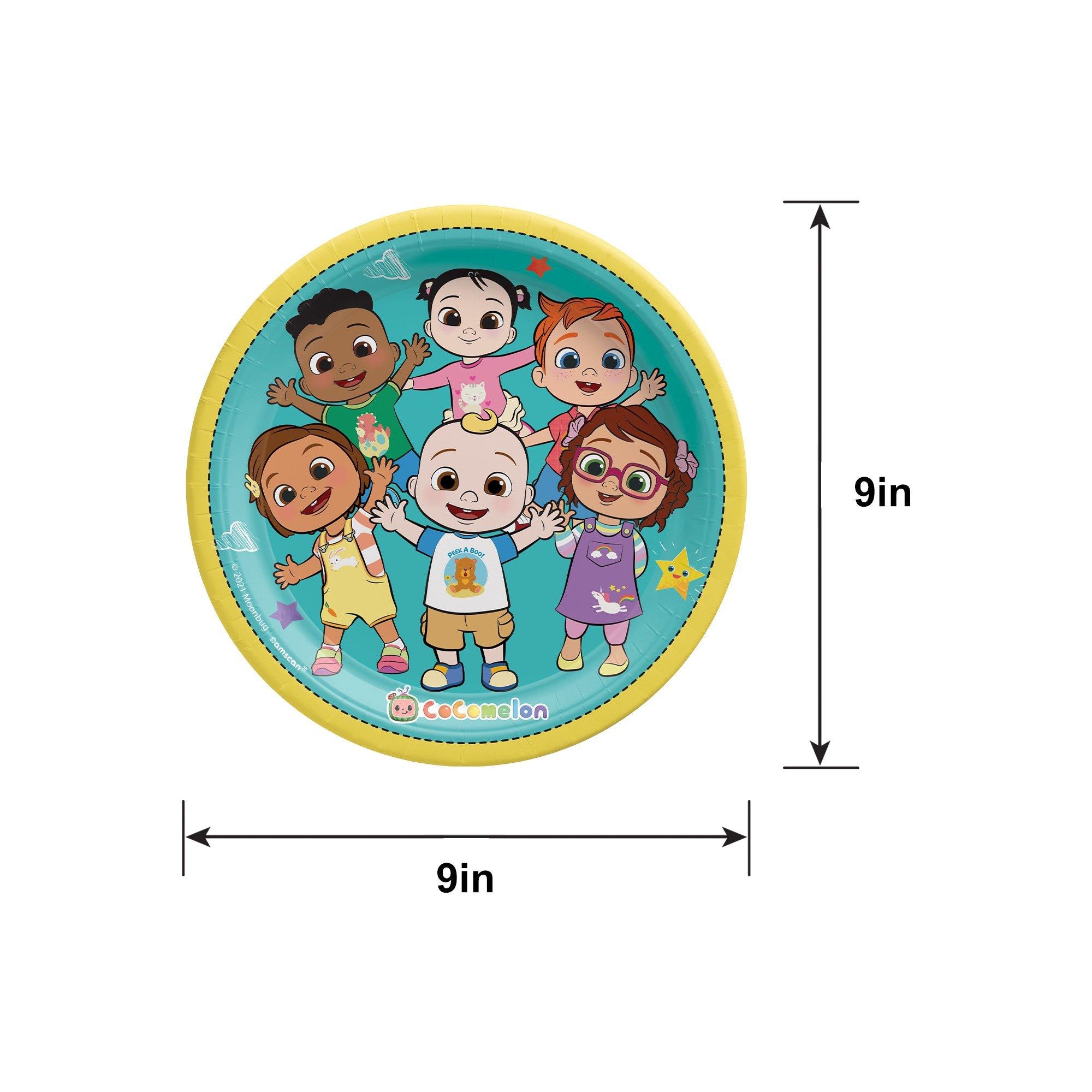 CoComelon Paper Lunch Plates. 9in. 8ct - Image 4