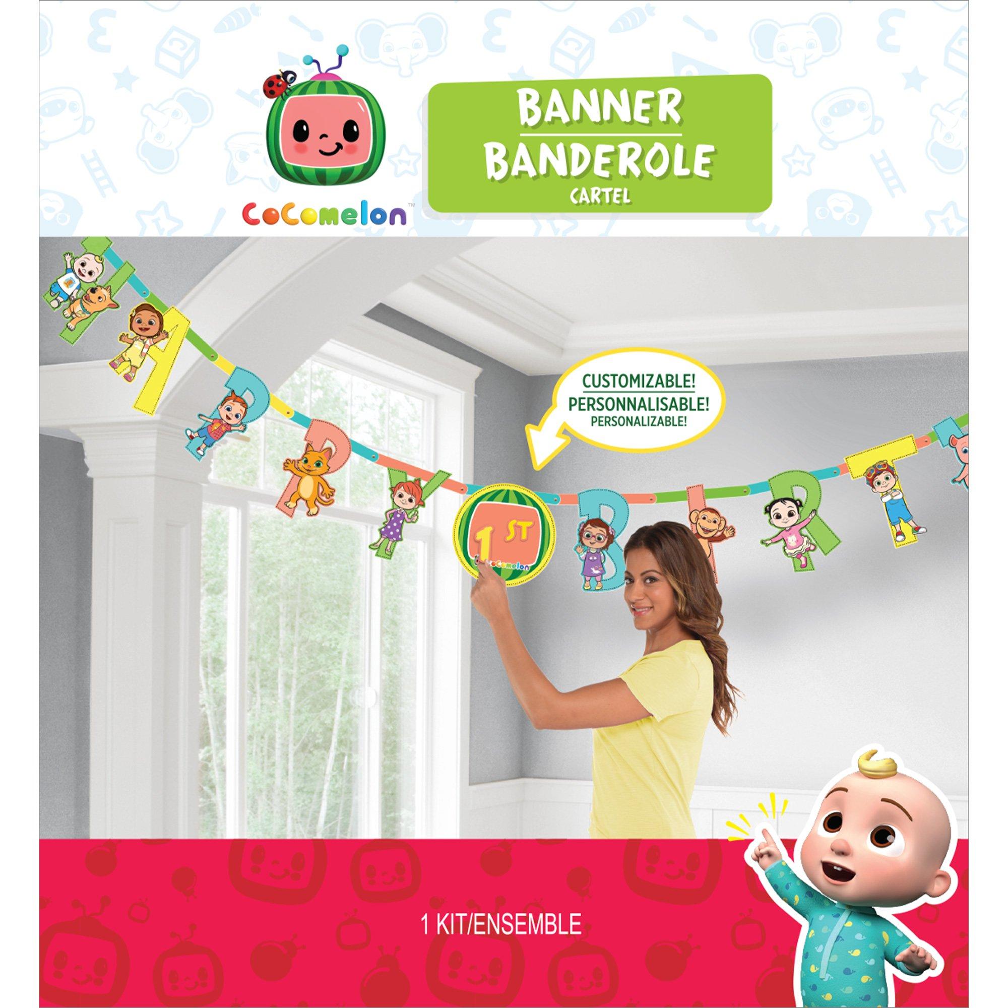 CoComelon Cardstock Birthday Banner Kit. 10.7ft - Image 4