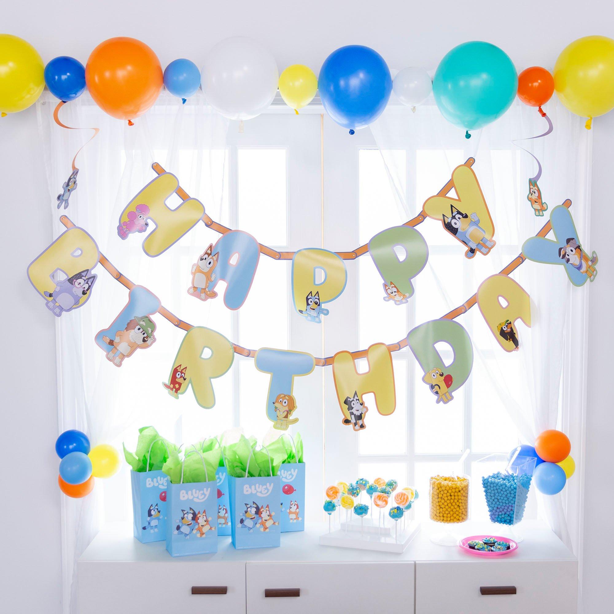 Bluey Cardstock Birthday Banner Kit. 10.5ft - Image 4