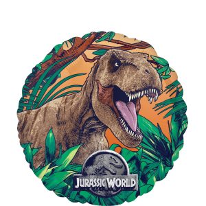 Jurassic World Round Foil Balloon. 18in