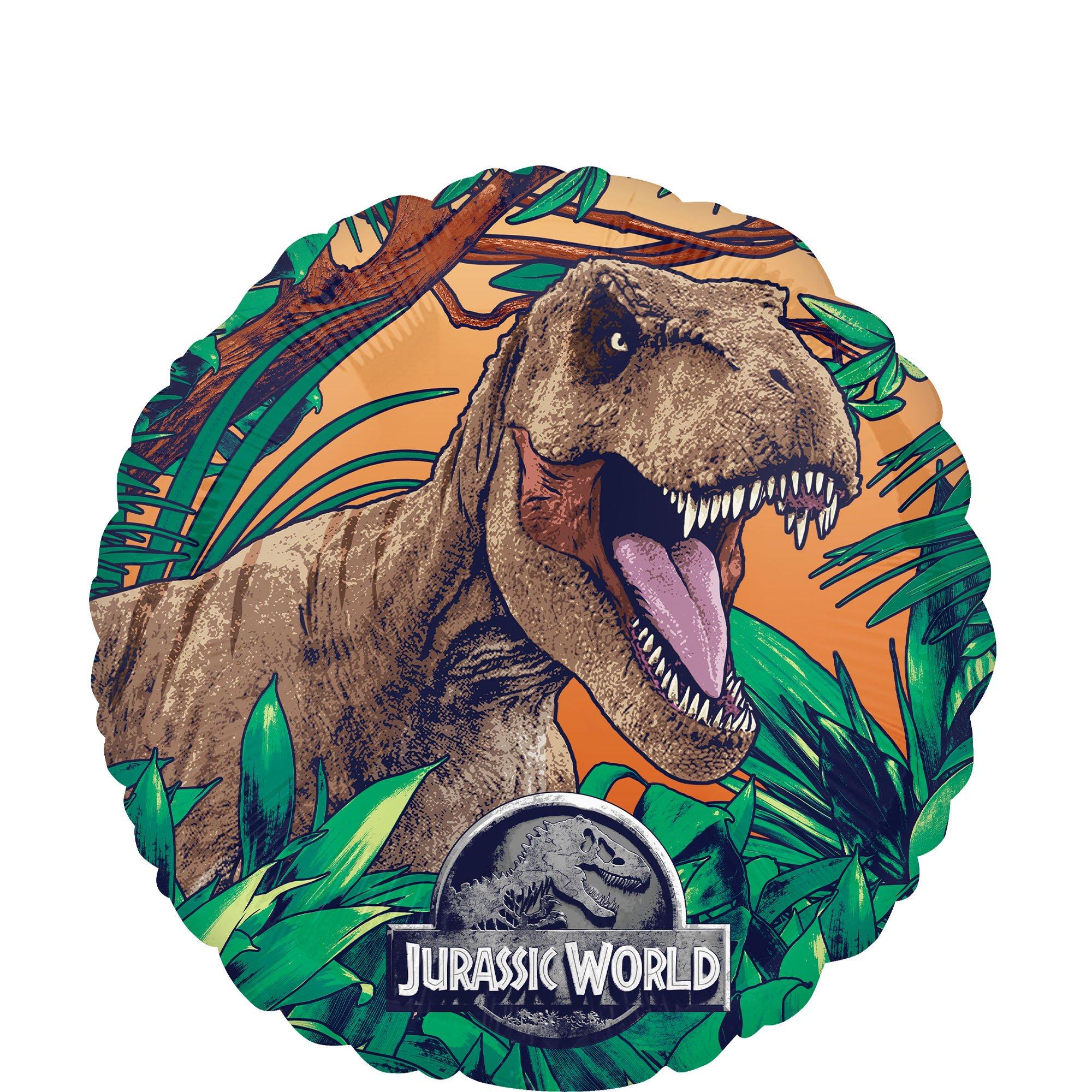 Jurassic World Round Foil Balloon. 18in