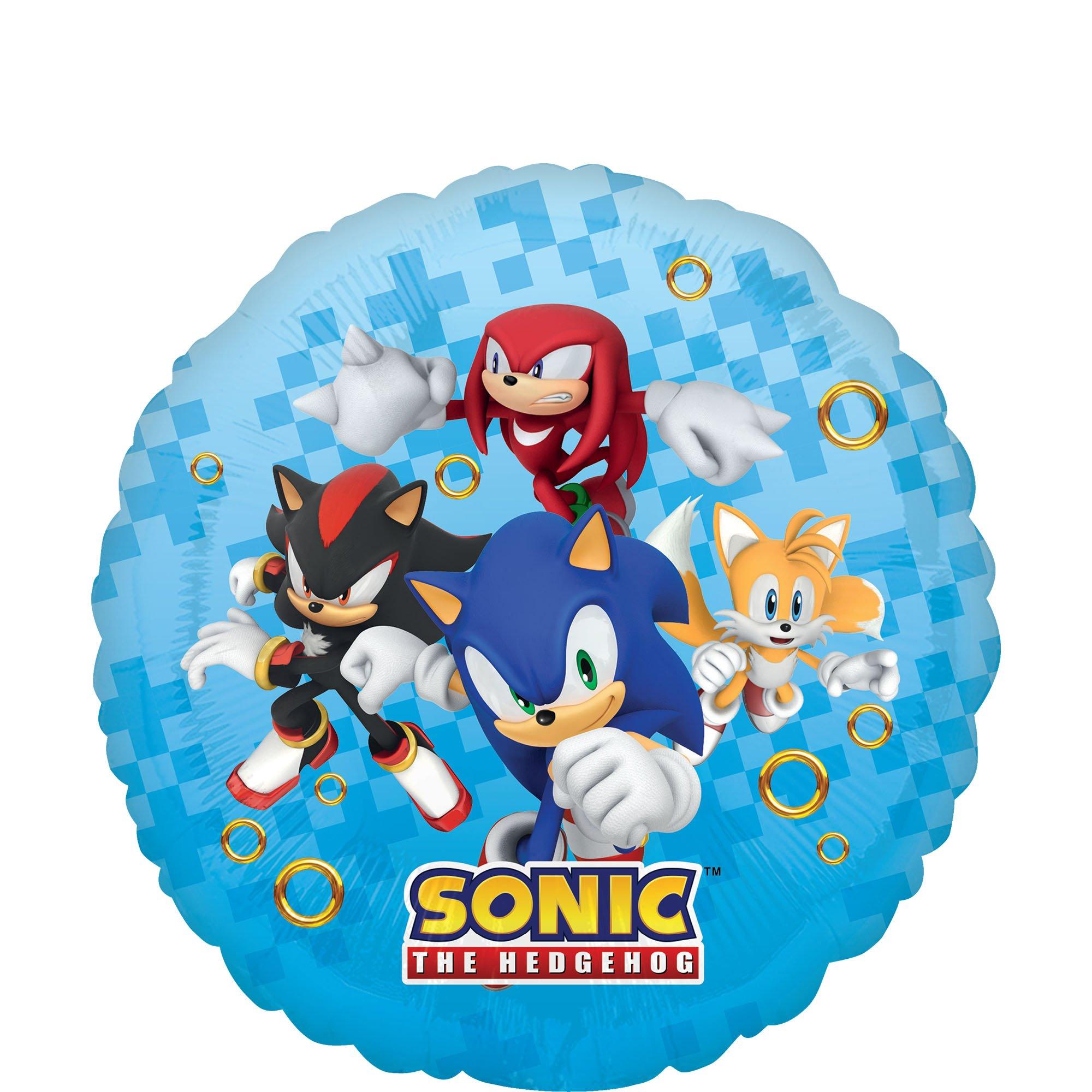 Sonic the Hedgehog 2 Round Foil Balloon. 18in
