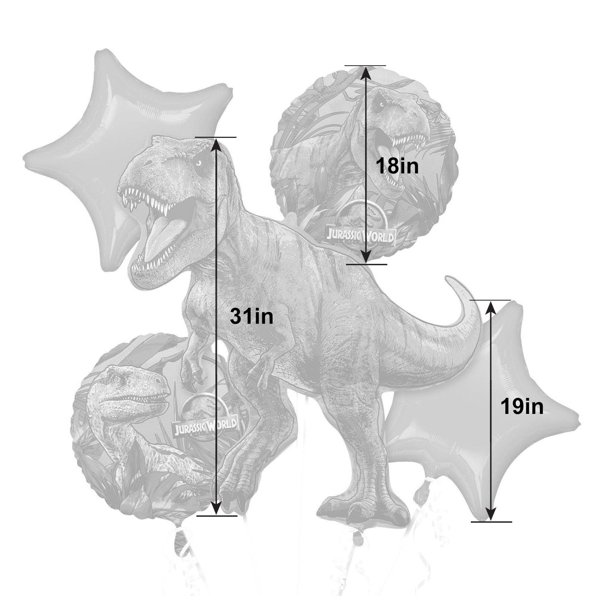 Jurassic World Foil Balloon Bouquet. 5pc - Image 5