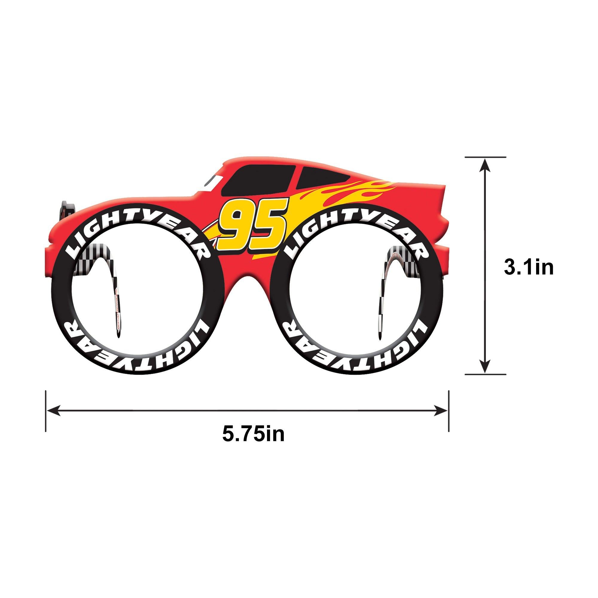 Lightning McQueen Racecar Glasses - Cars 3 - Image 3