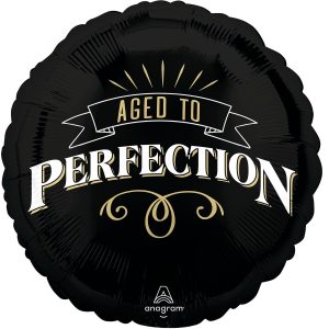 Better with Age Birthday Round Foil Balloon. 18in