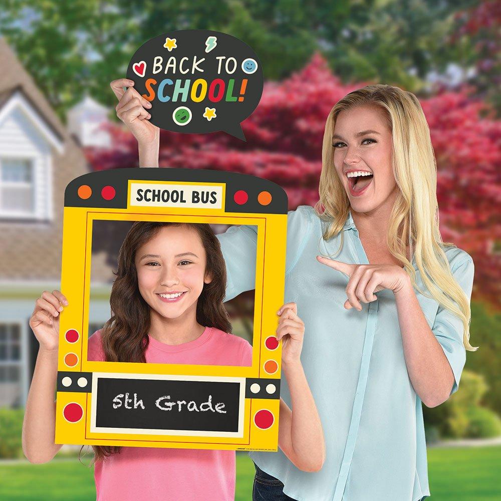 Giant Customizable Back to School Photo Frame Kit. 2pc
