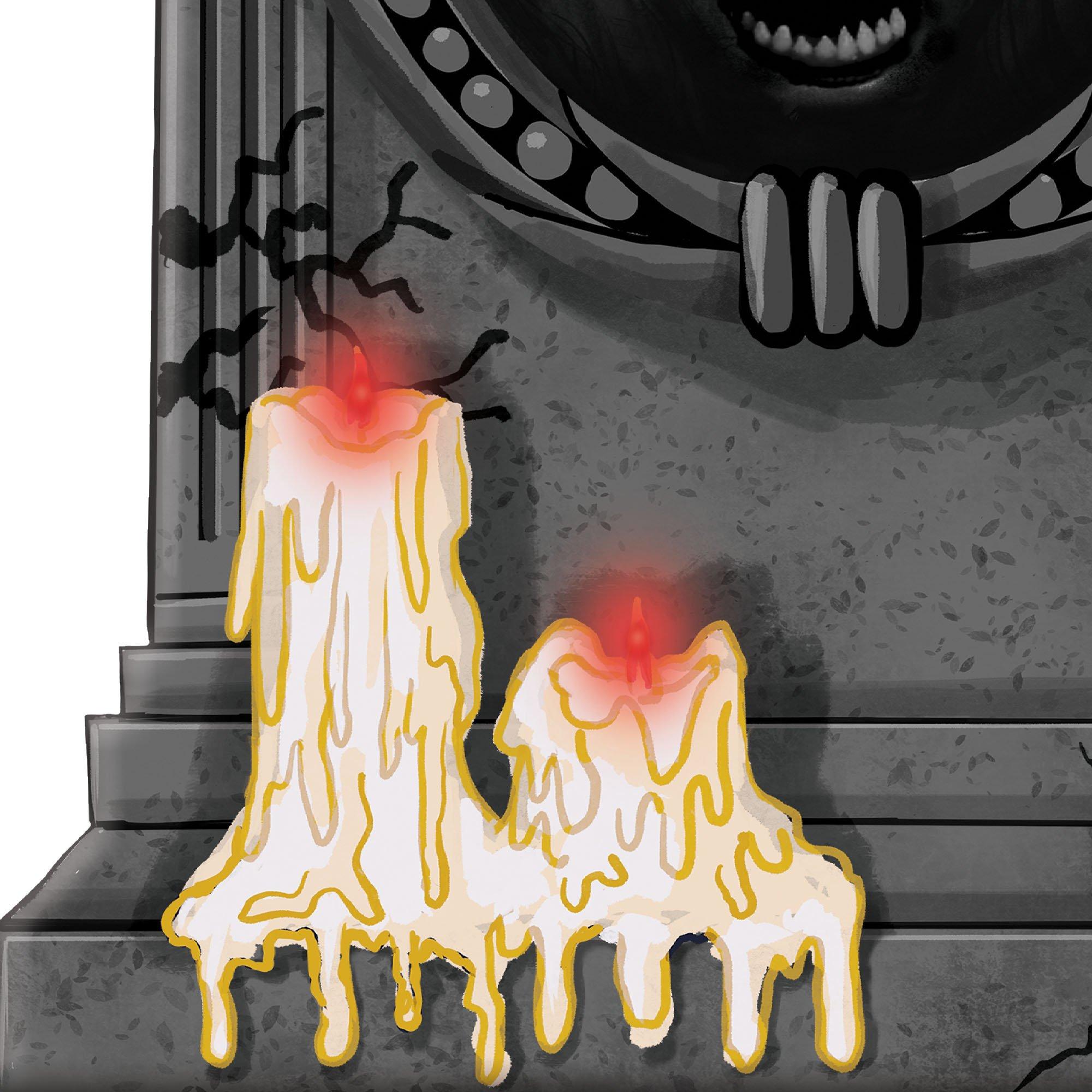 Light-Up Trapped Soul Tombstone. 14.75in x 22in - Image 4