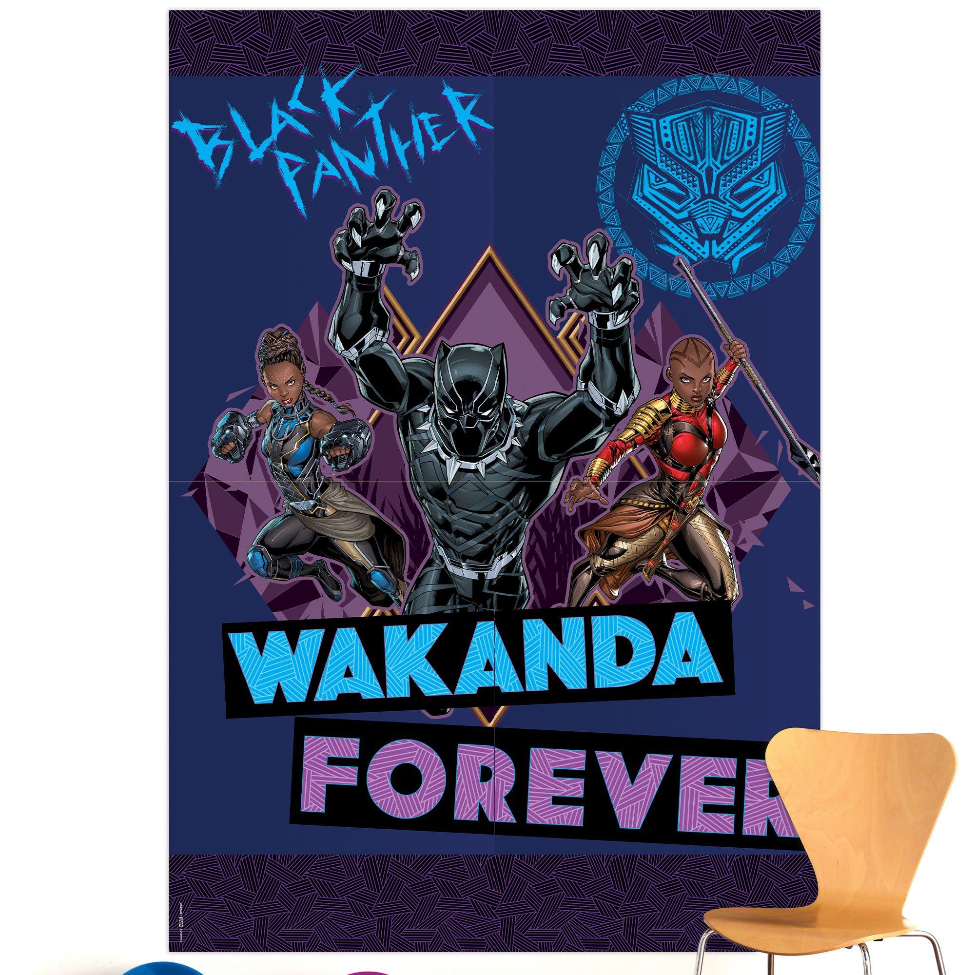 Black Panther Wakanda Forever Scene Scetter with Photo Booth Props - Image 2