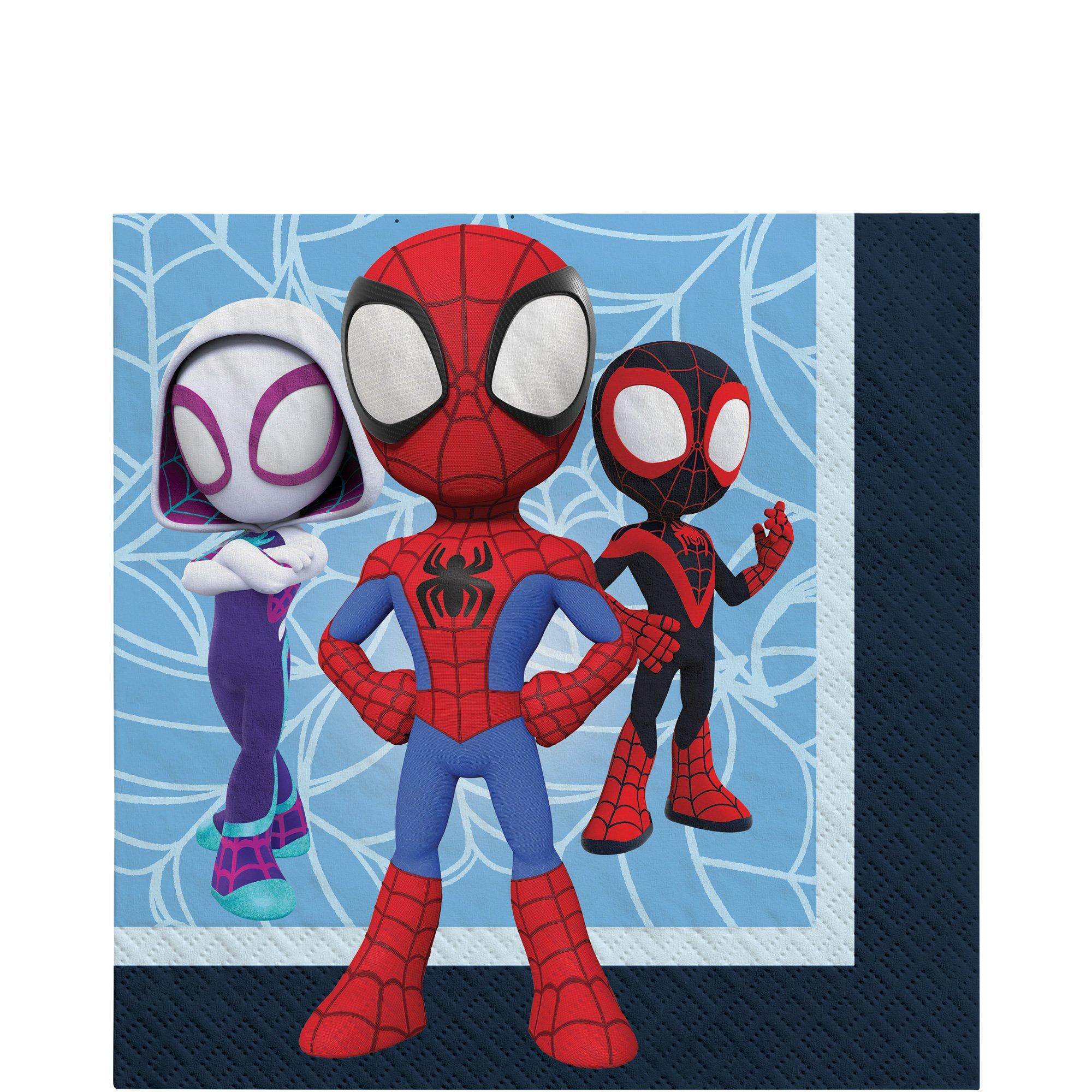 Spidey & His Amazing Friends Paper Lunch Napkins. 6.5in. 16ct