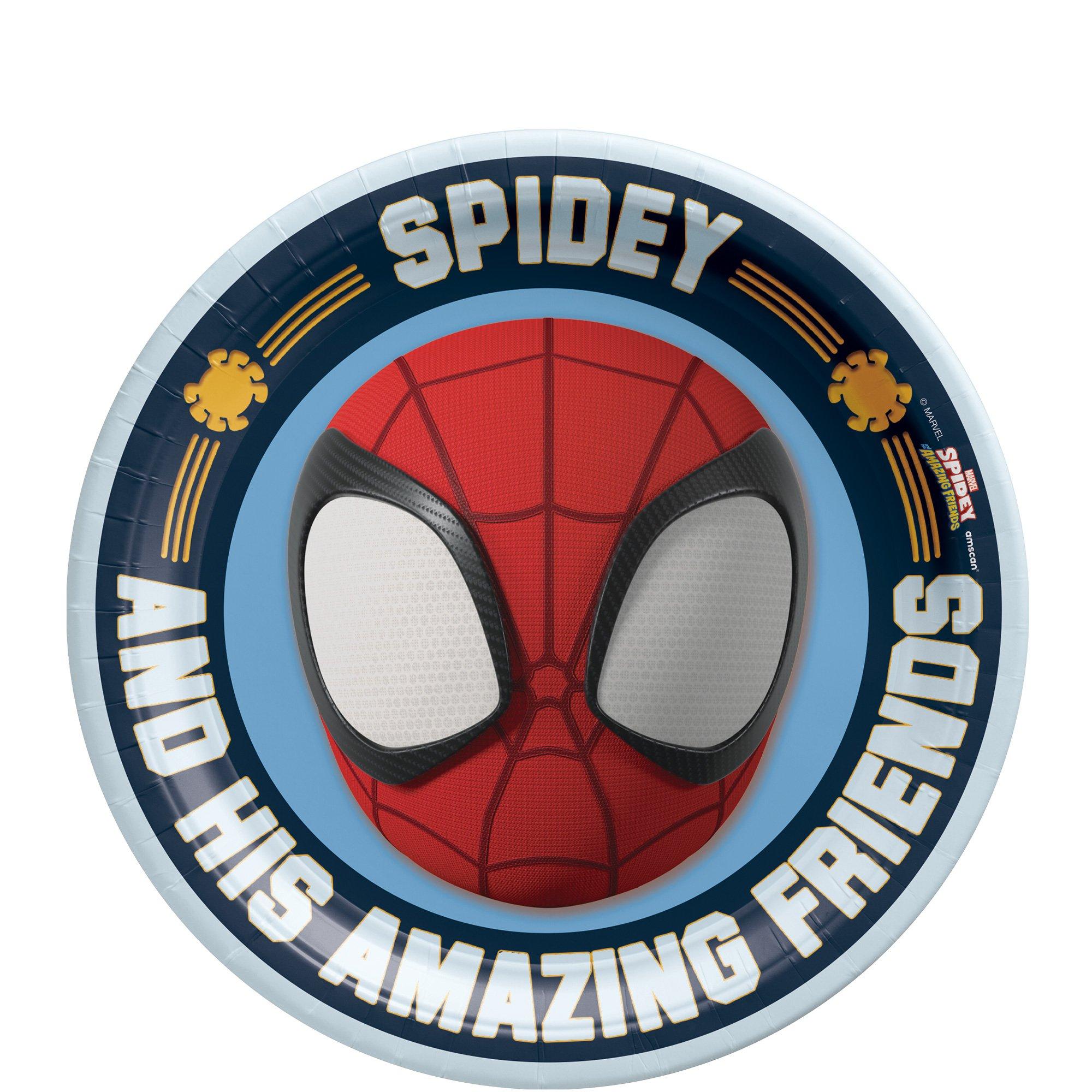 Spidey & His Amazing Friends Paper Dessert Plates. 7in. 8ct