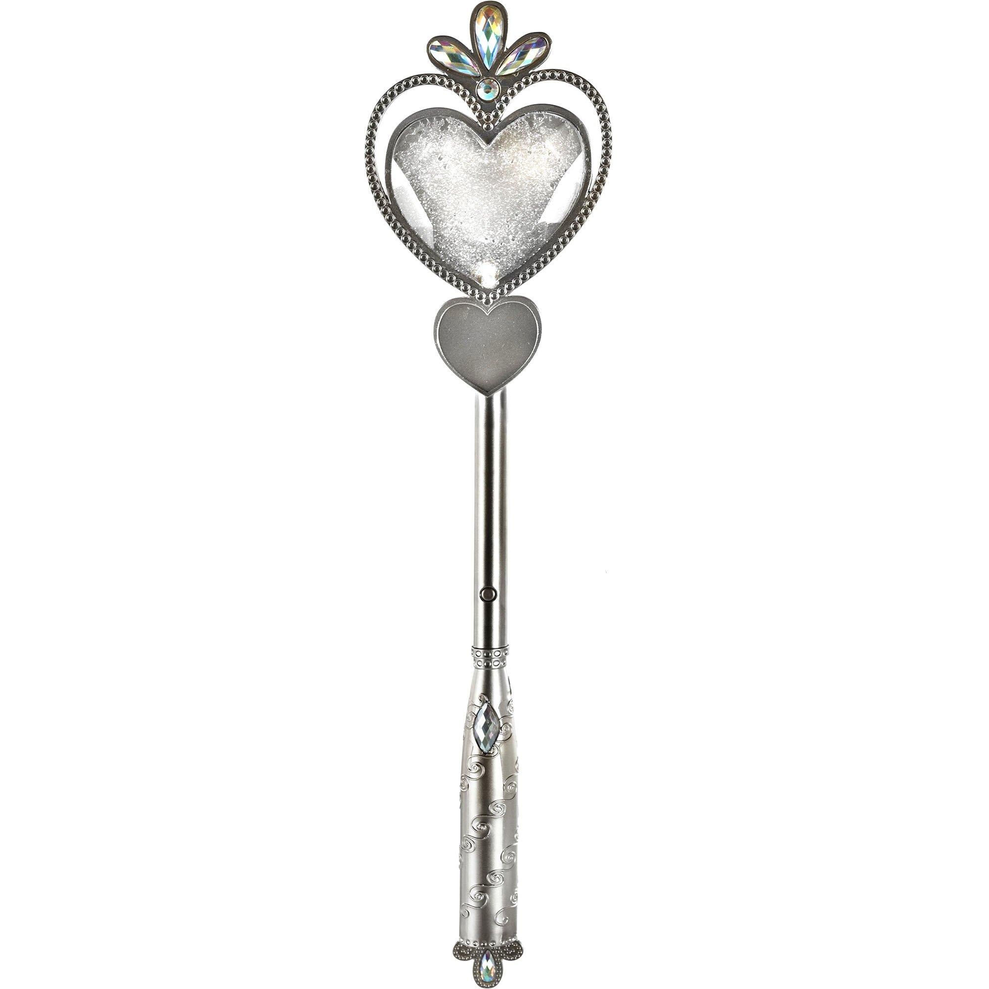 Silver Disney Princess Tiara & Wand Costume Accessory Kit - Image 2