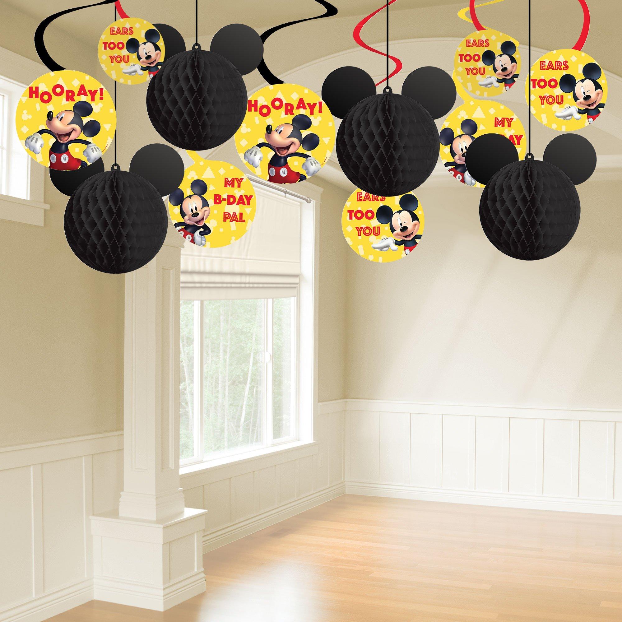 Mickey Mouse Forever Honeycomb Swirls. 12pc