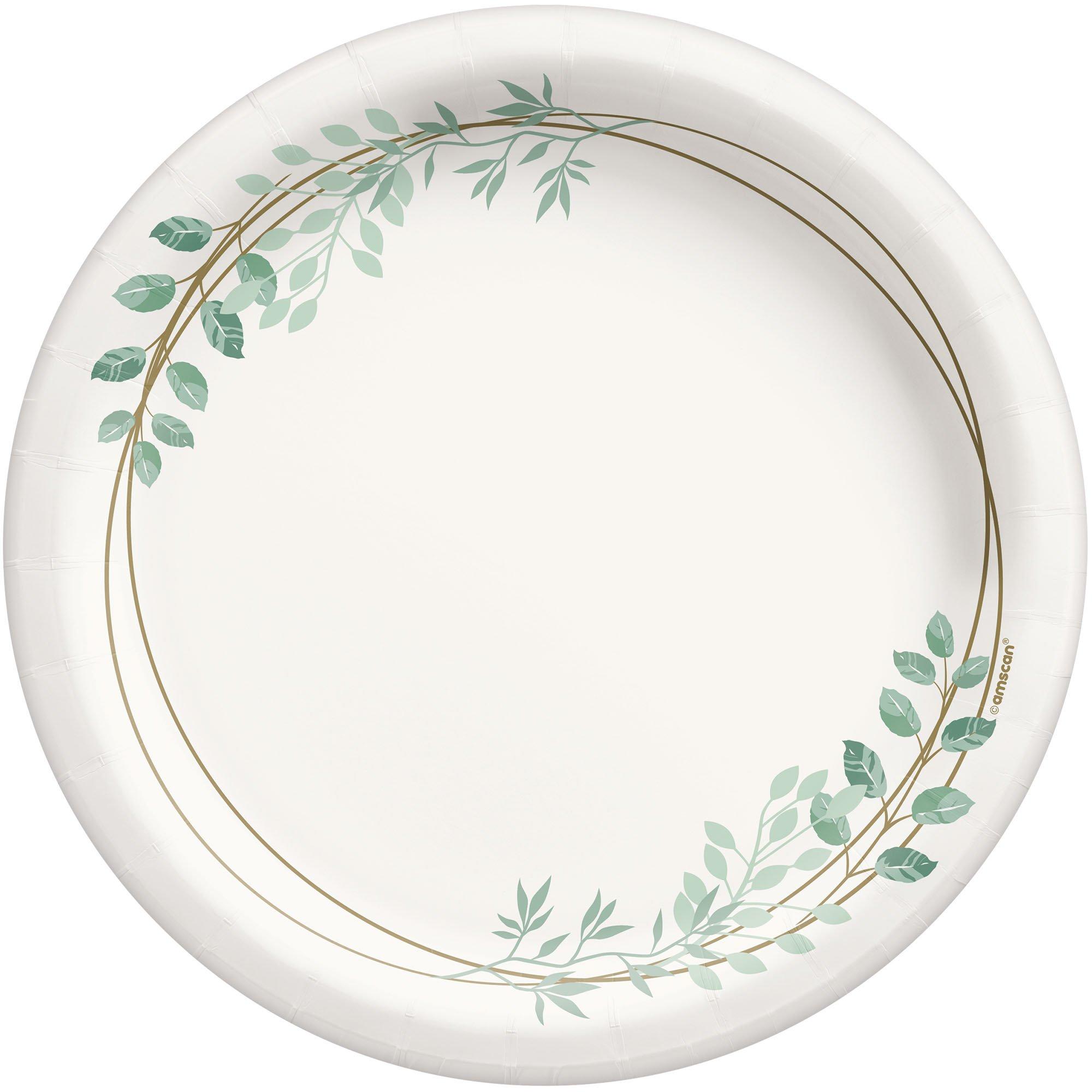 Simply Thankful Paper Dinner Plates. 10in. 20ct