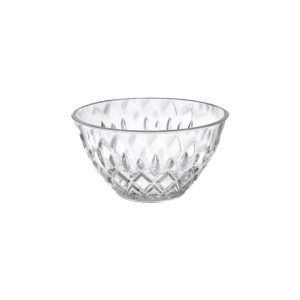 Crystal Cut Acrylic Serving Bowl. 5.5in