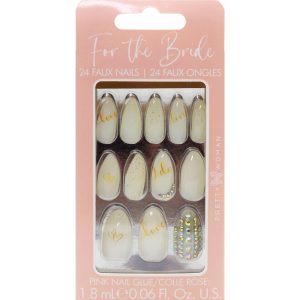 Bride to Be Faux Nail Set. 24pc