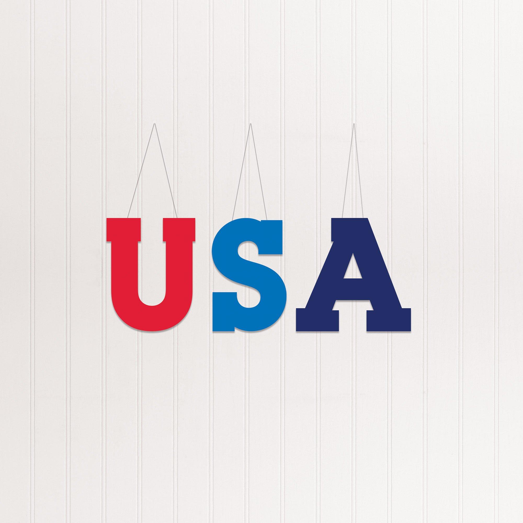USA & Stars Icons Corrugated Plastic Yard Sign Set. 16.9in x 19in - Image 4