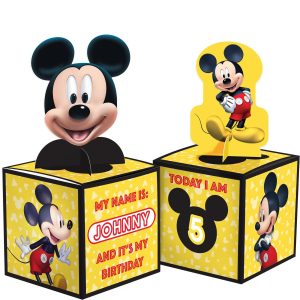 Mickey Mouse Forever Cardstock & Paper Table Decorating Kit. 6pc