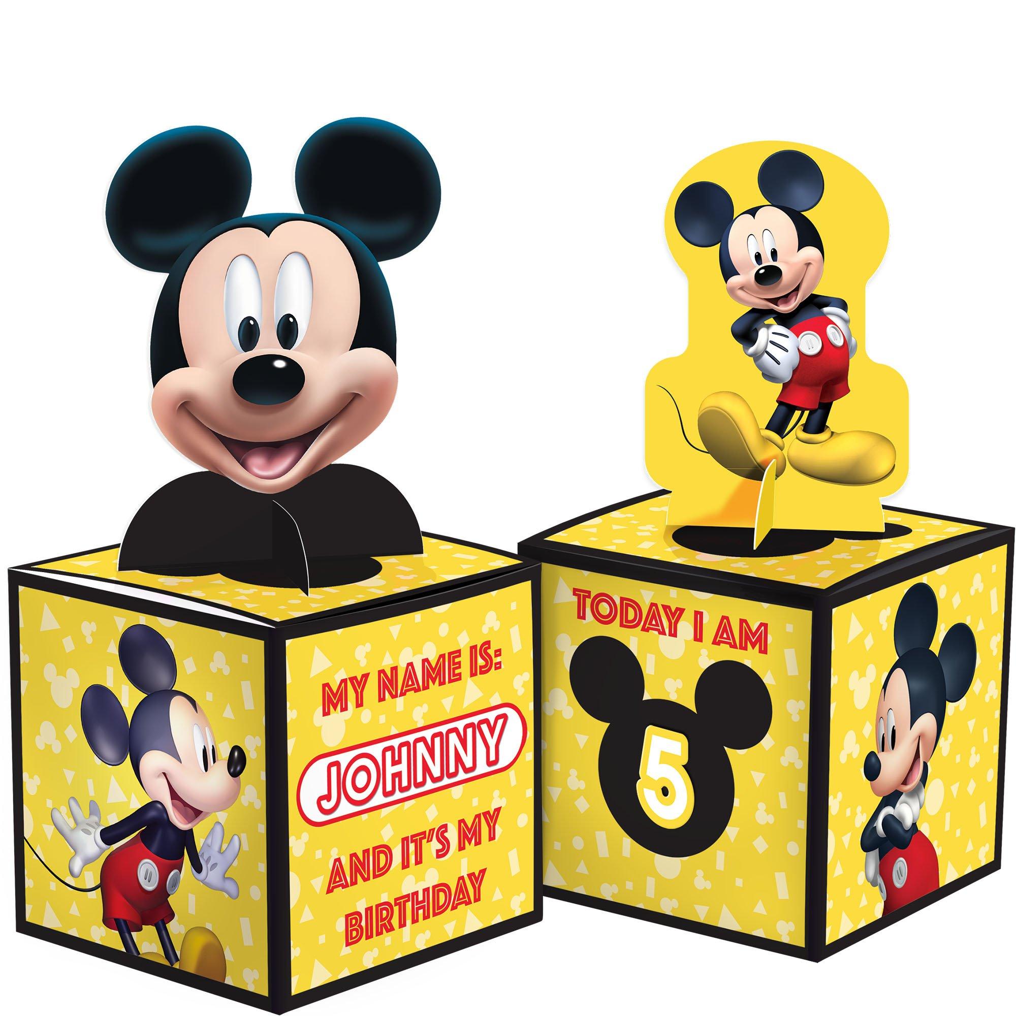 Mickey Mouse Forever Cardstock & Paper Table Decorating Kit. 6pc
