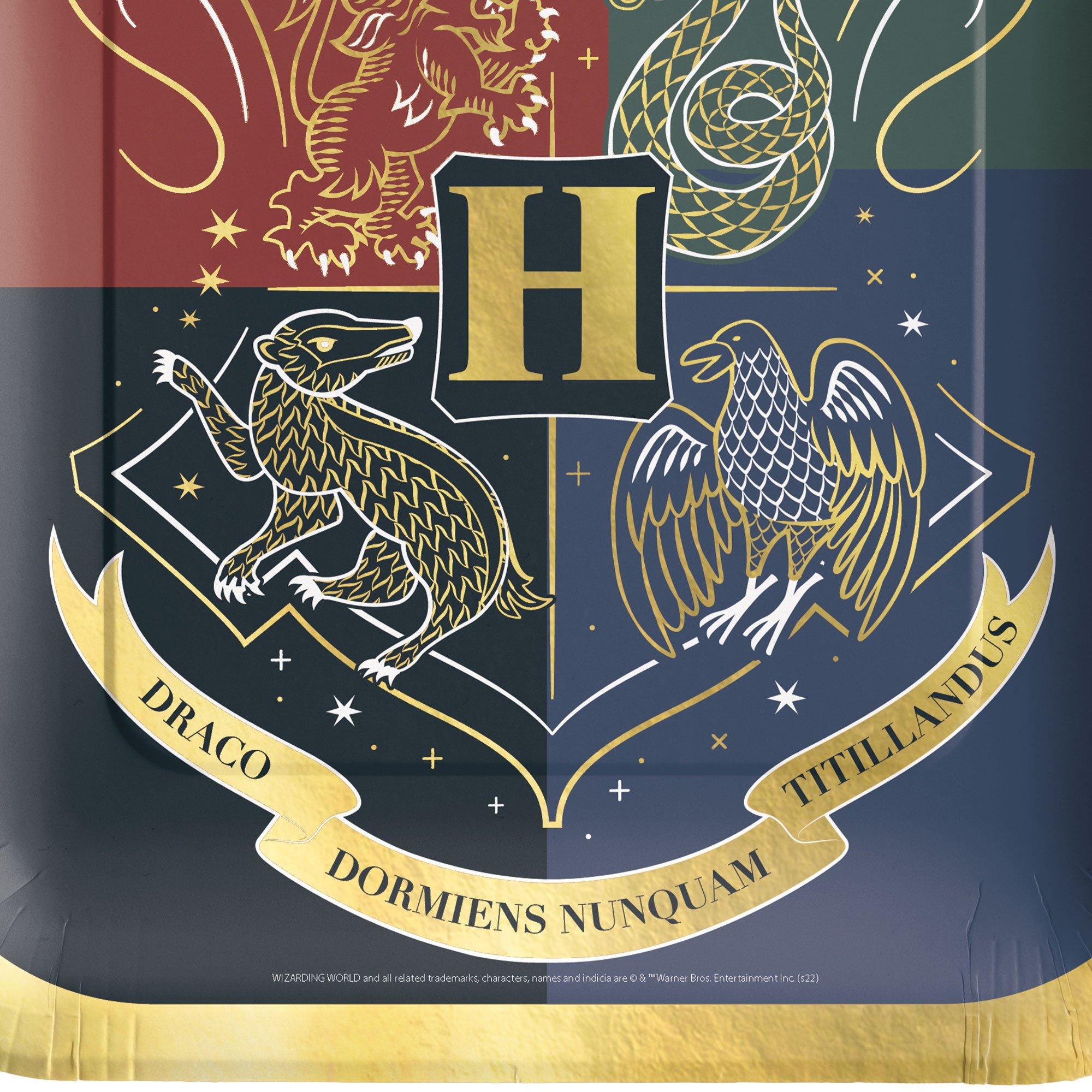 Metallic Hogwarts United Square Paper Dessert Plates. 7in. 8ct - Harry Potter - Image 3